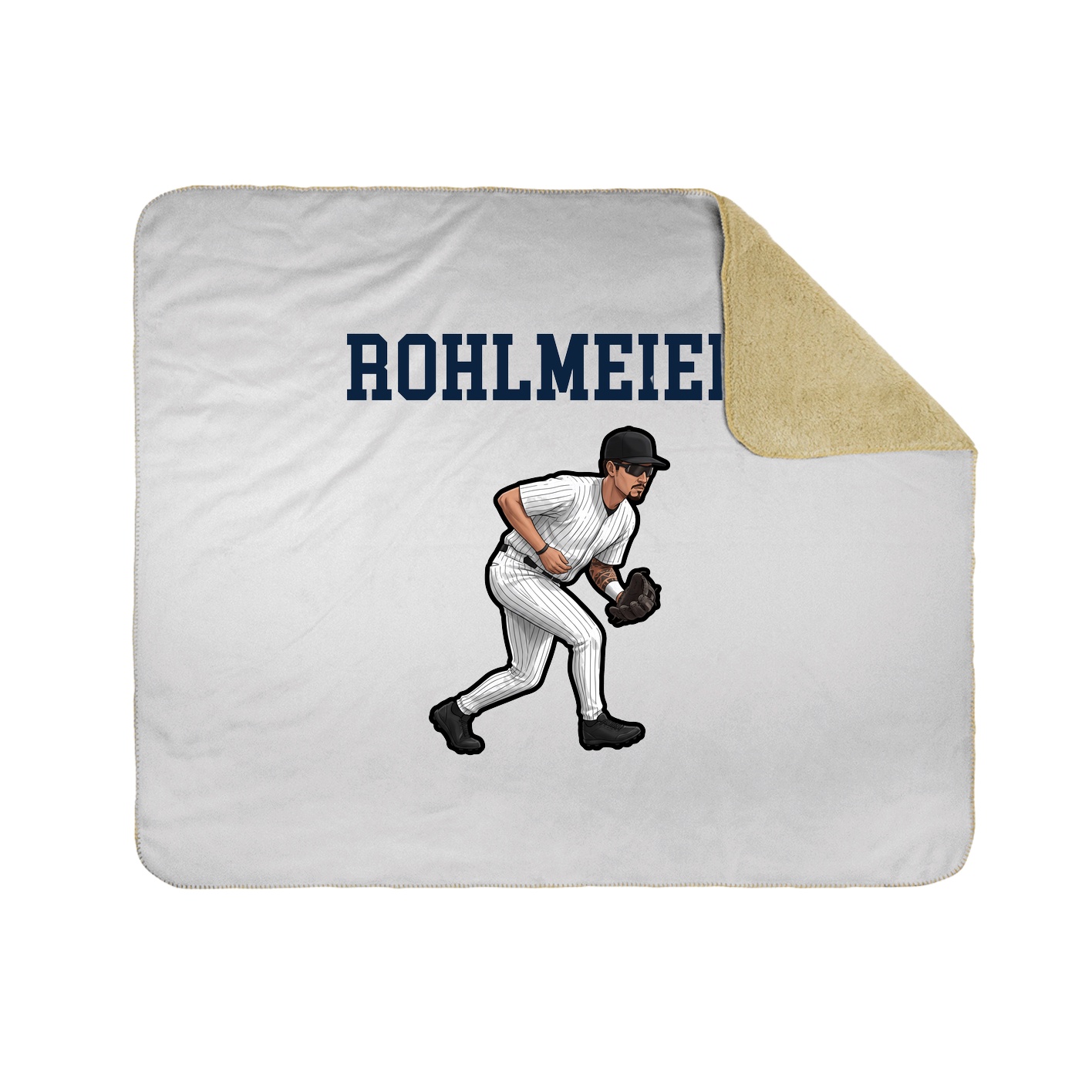 Throw Blanket — Shirsey in White