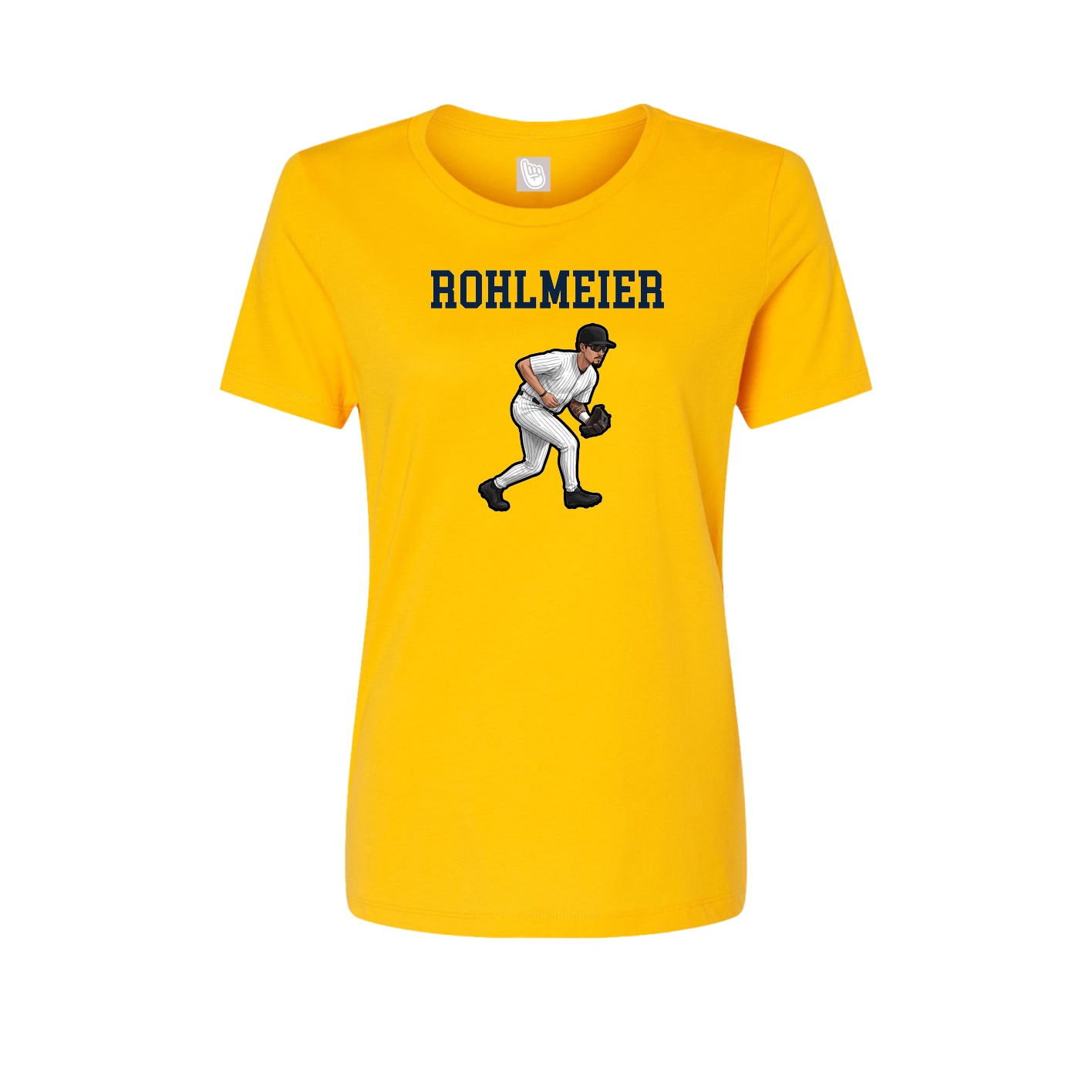 Fitted Women's Tee — Shirsey in Gold