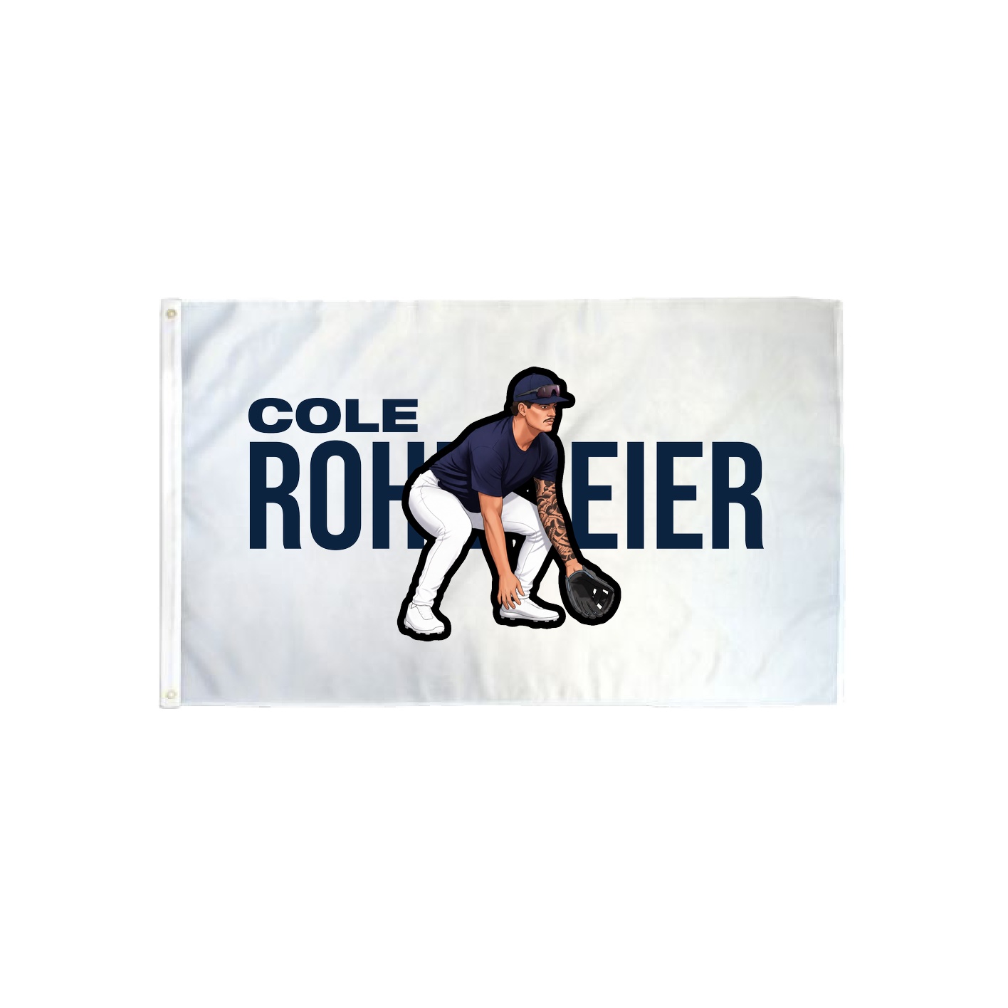 3x5 Flag — Player Name in Classic