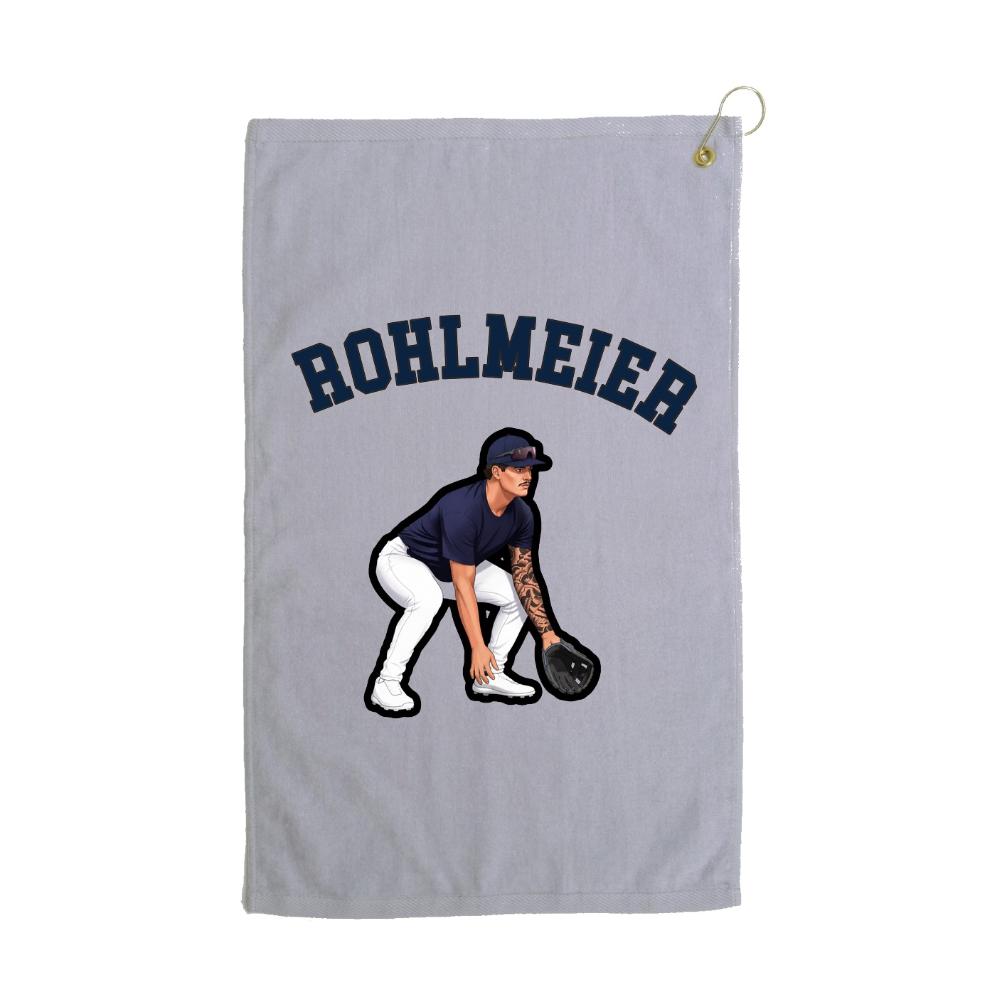 Golf Towel — Shirsey Arch in Grey