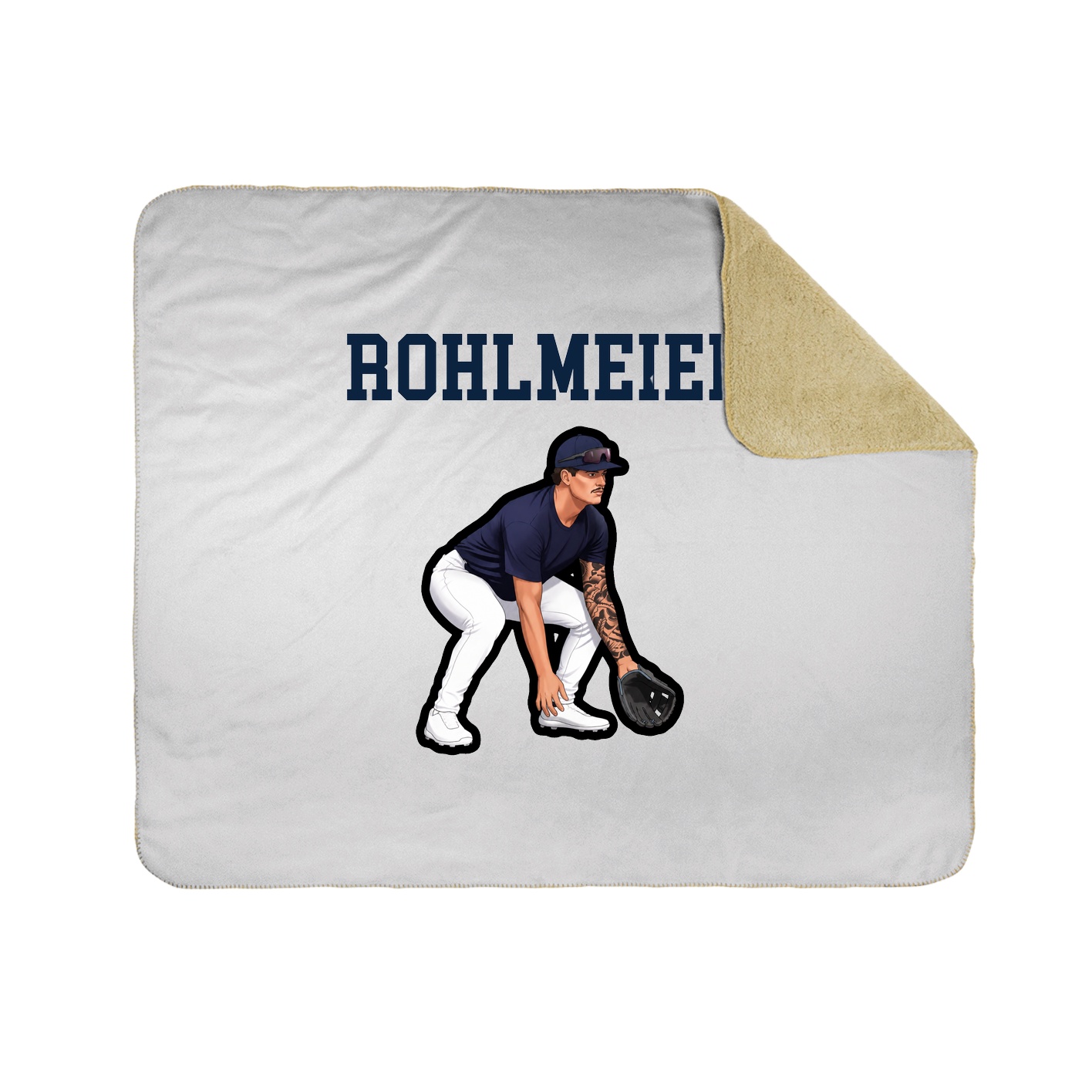 Throw Blanket — Shirsey in White