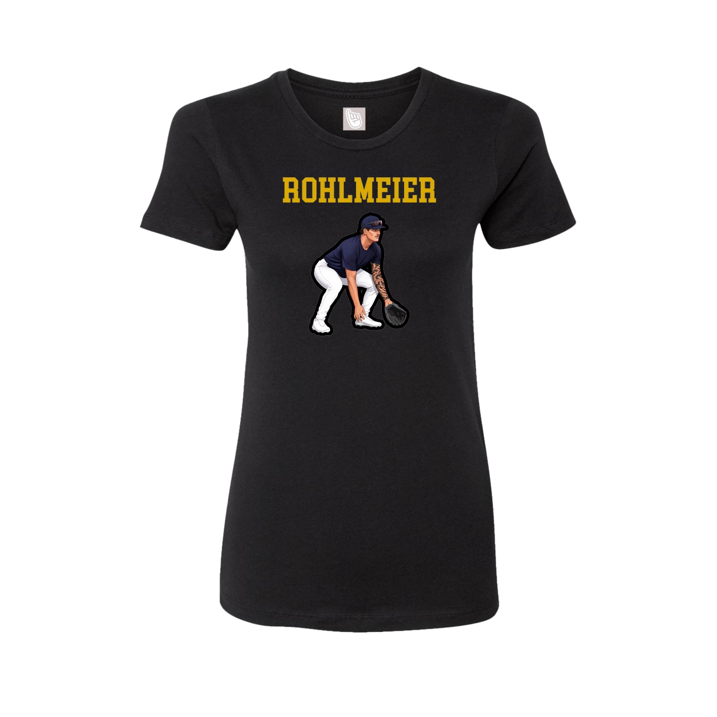 Fitted Women's Tee — Shirsey in Black