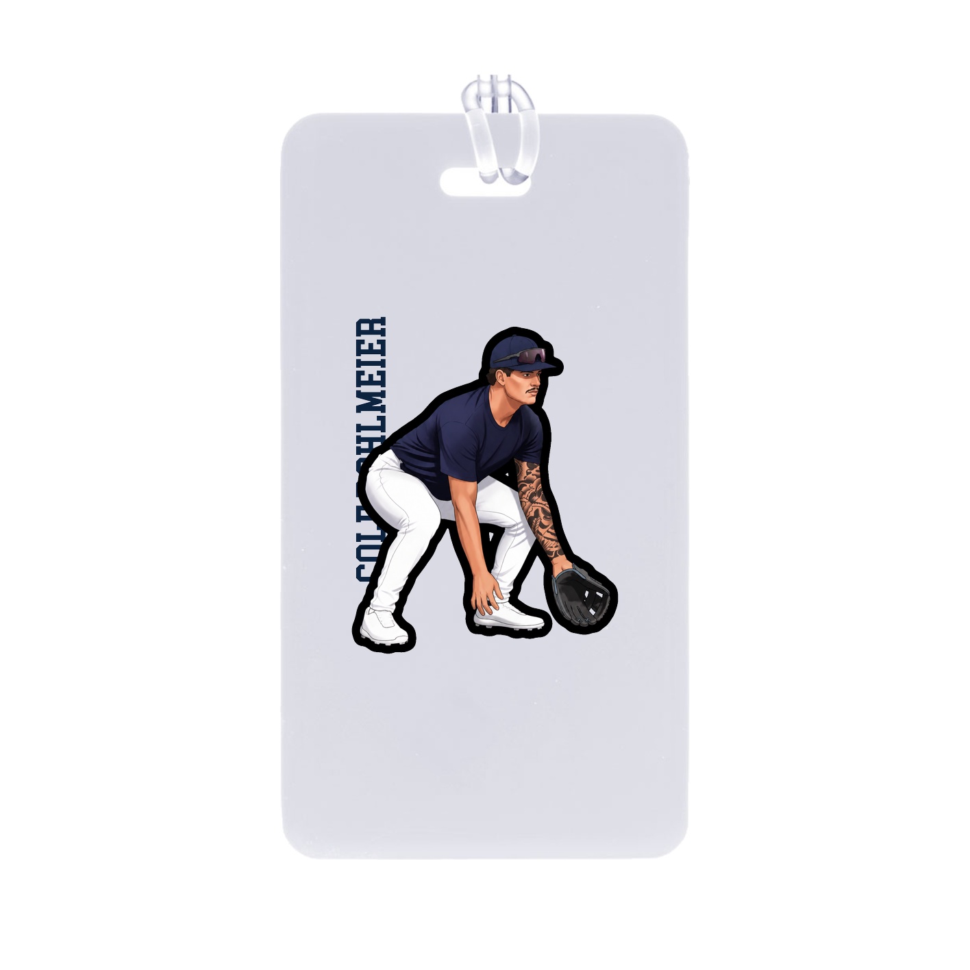 Bag Tag — Name Vertical in Classic