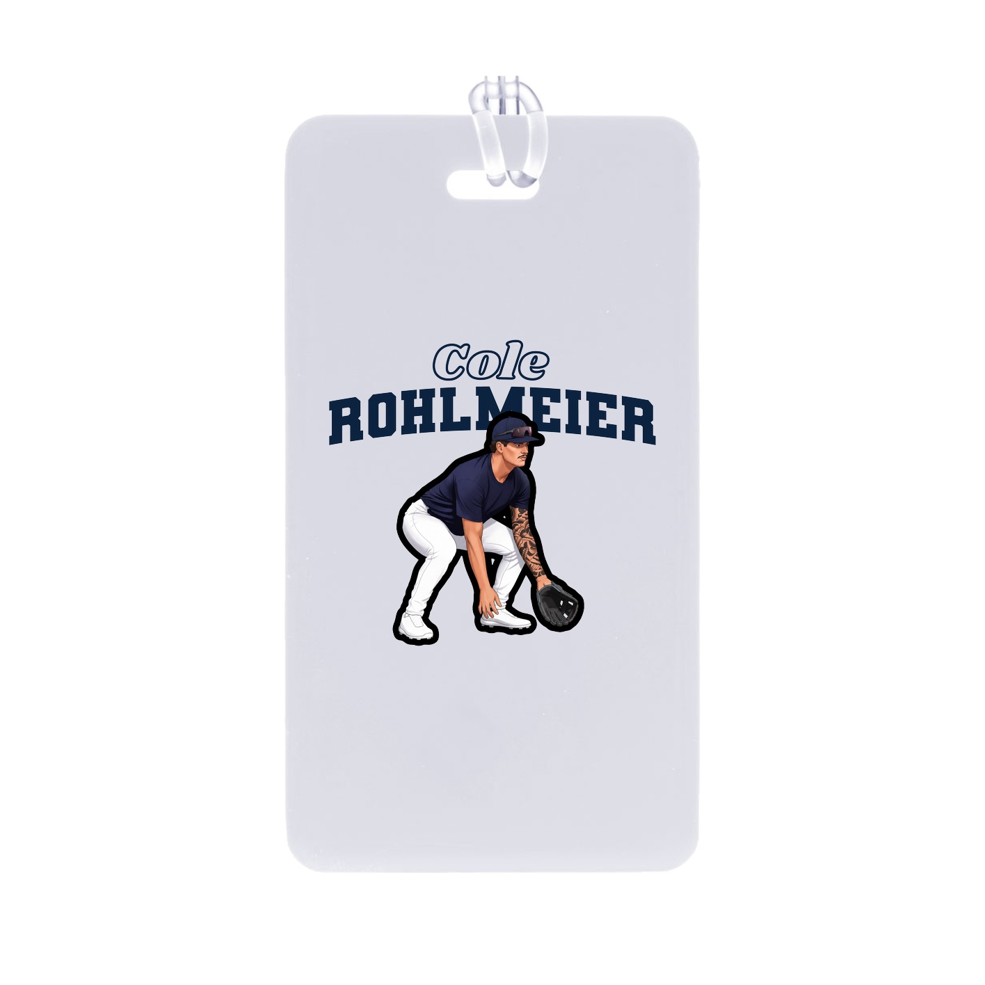 Bag Tag — Name Arch in Classic
