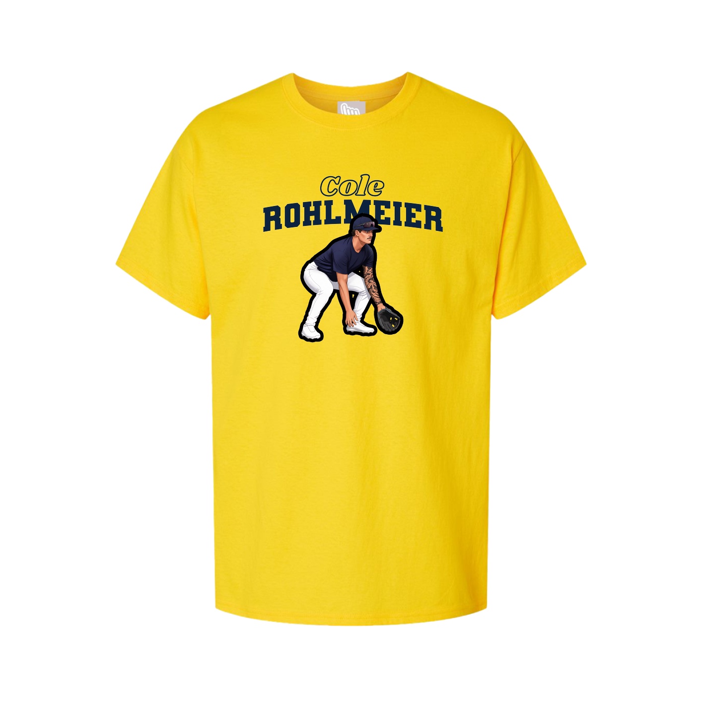 Tee — Name Arch in Gold
