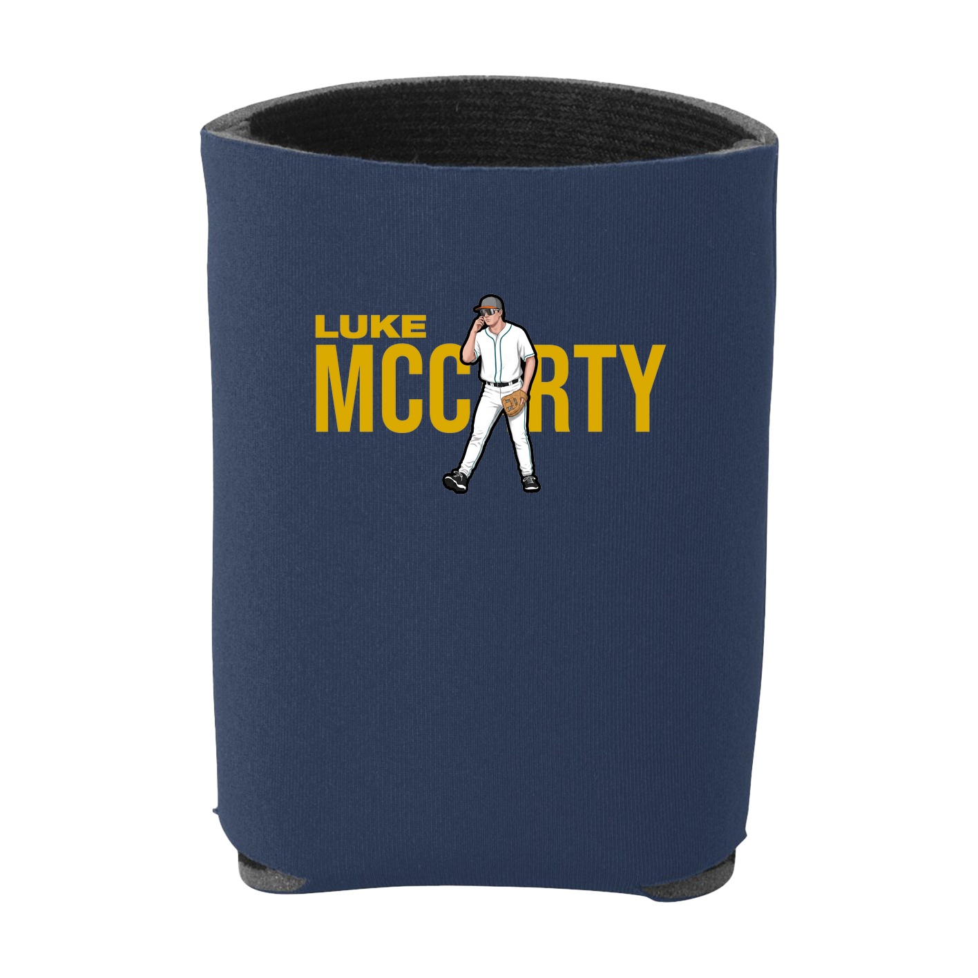 Can Holder — Player Name in Navy