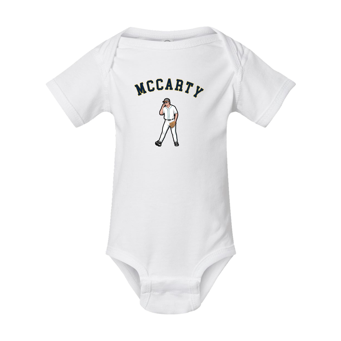 Baby Onesie — Shirsey Arch in White