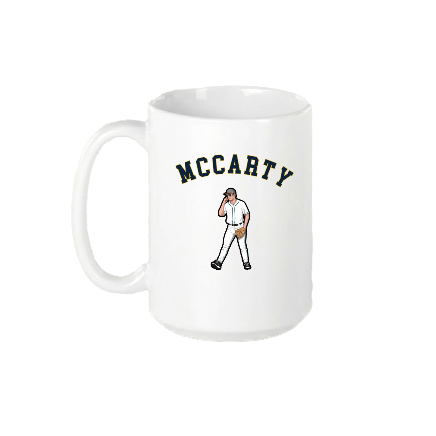 15oz Coffee Mug — Shirsey Arch in White