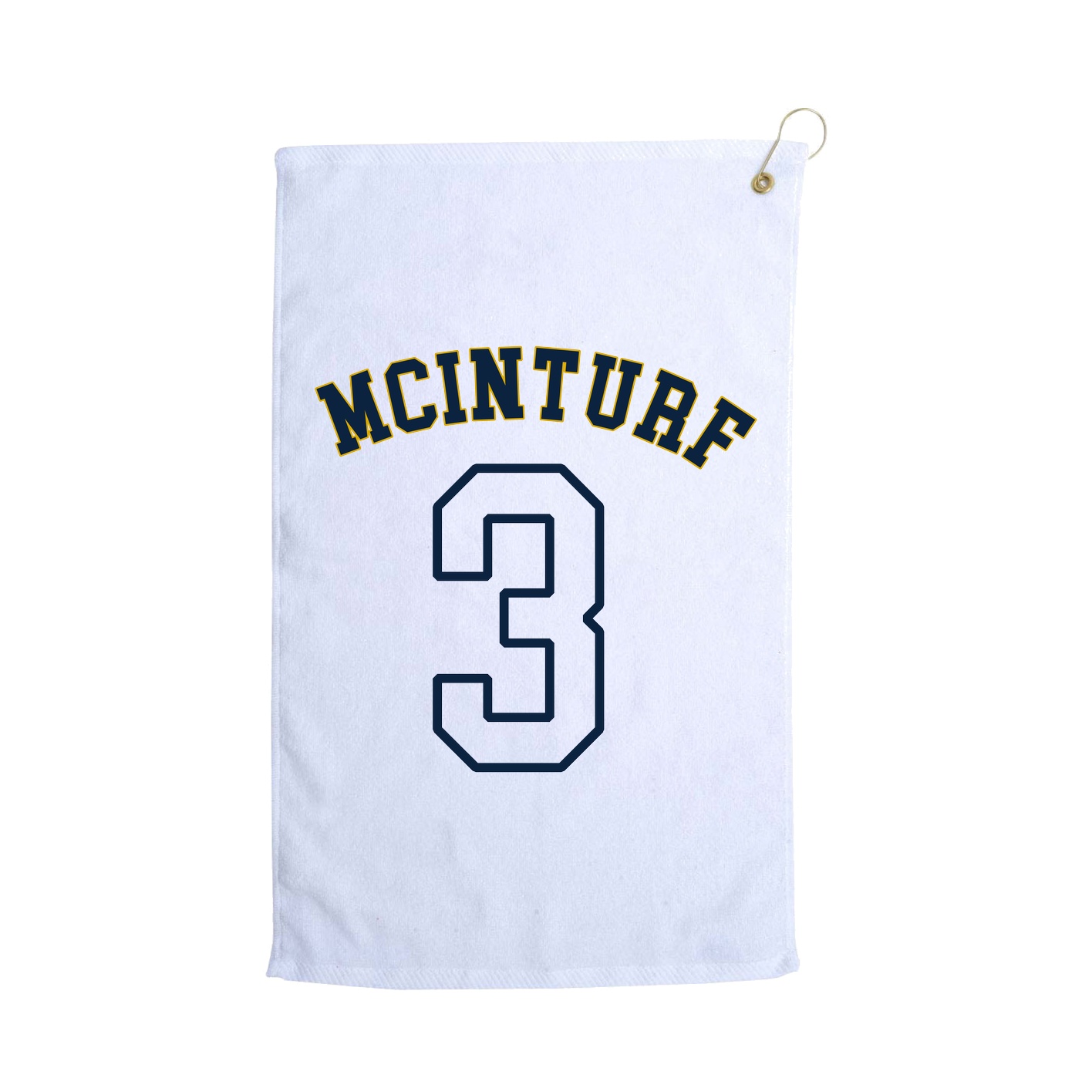 Golf Towel — Shirsey Arch in White