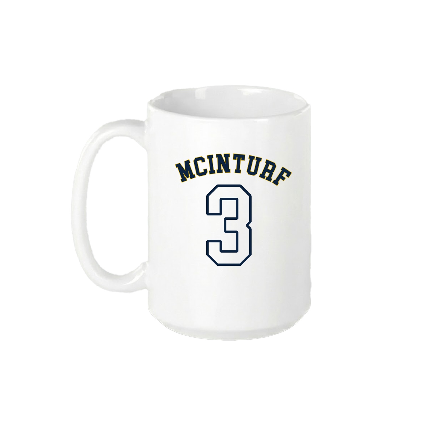 15oz Coffee Mug — Shirsey Arch in White
