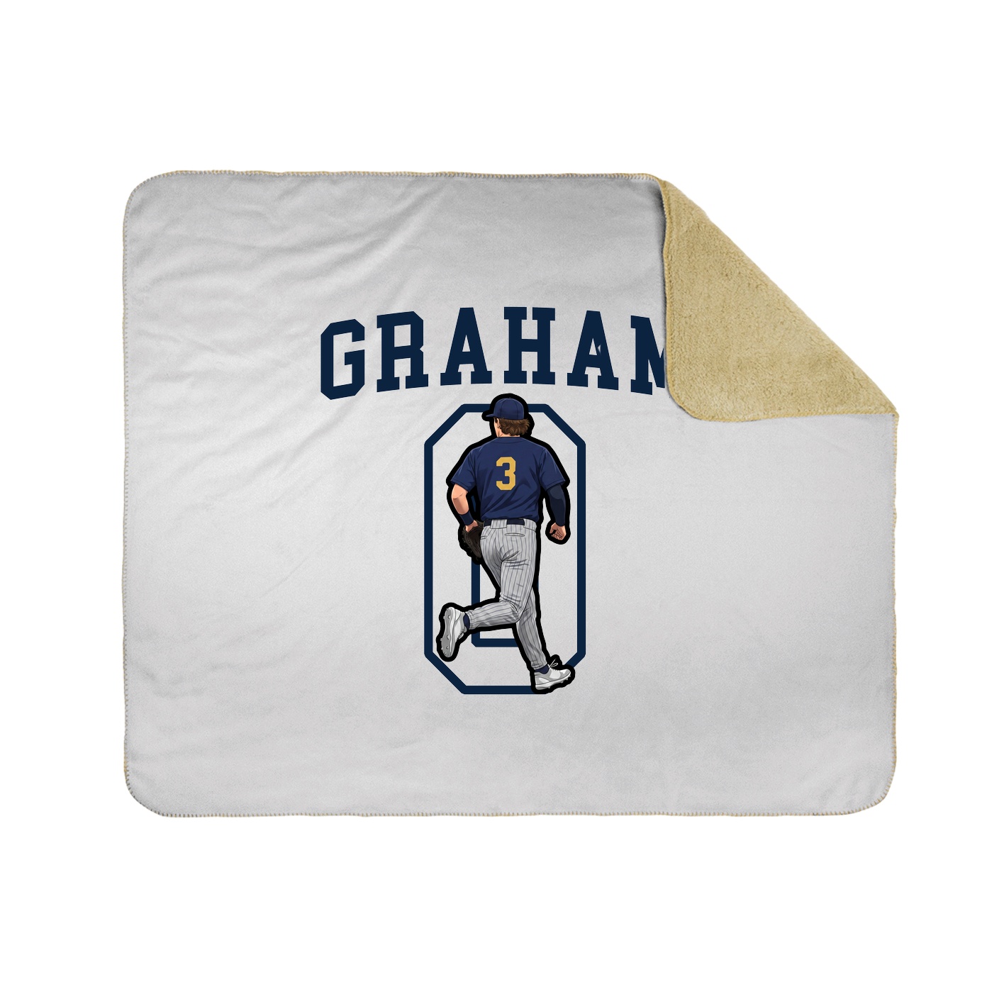 50x60 Sherpa Lined Throw Blanket
