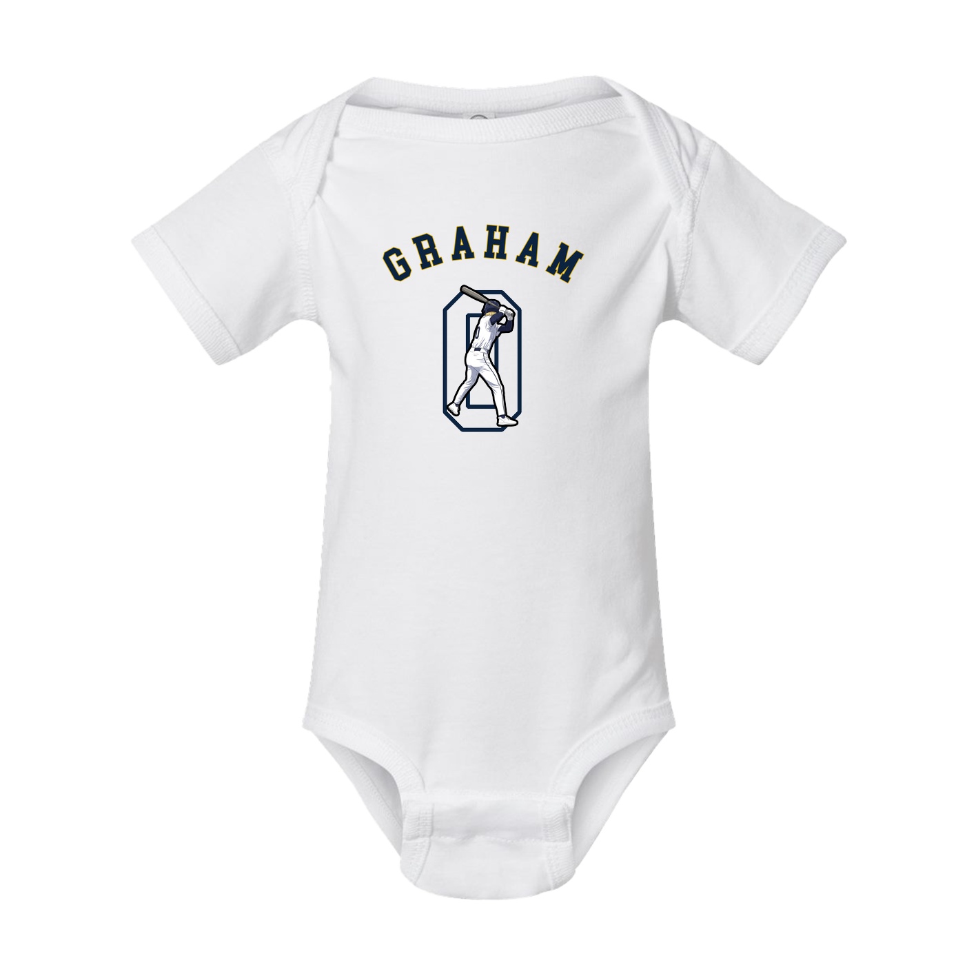 Baby Onesie — Shirsey Arch in White