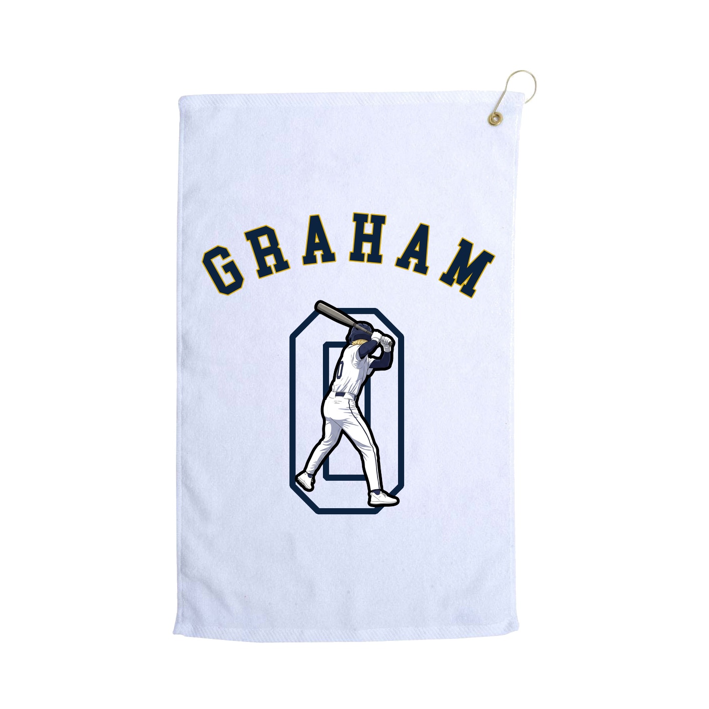 Golf Towel — Shirsey Arch in White