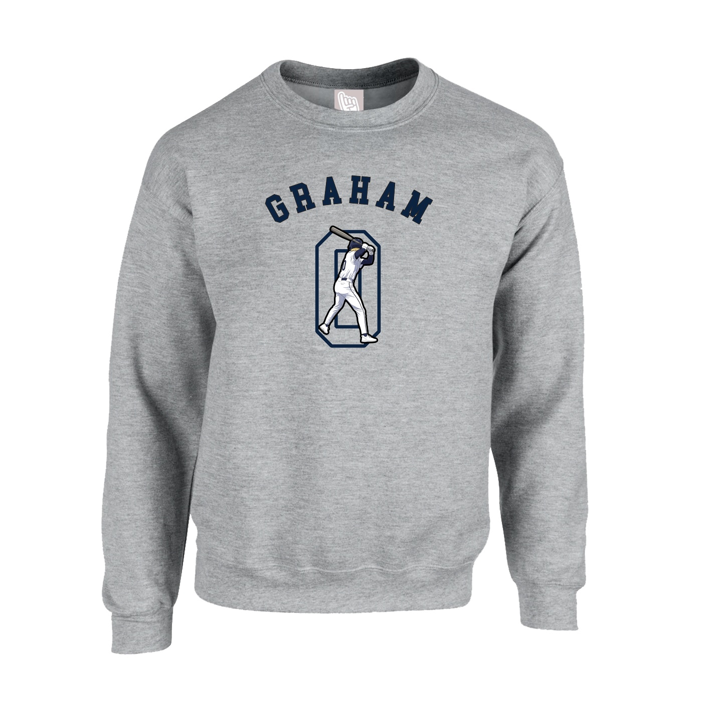 Fleece Crew — Shirsey Arch in Grey