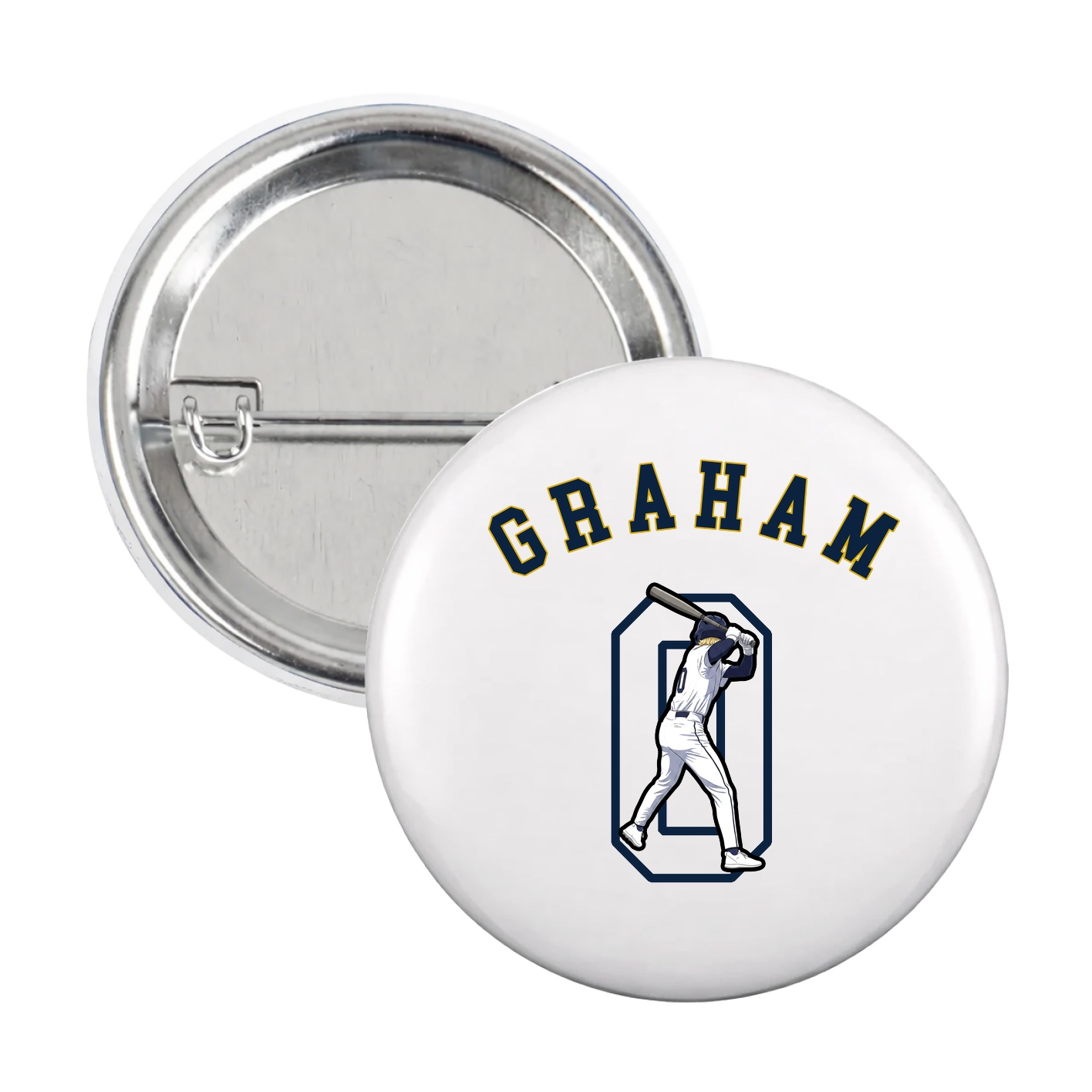Game Day Button — Shirsey Arch in White