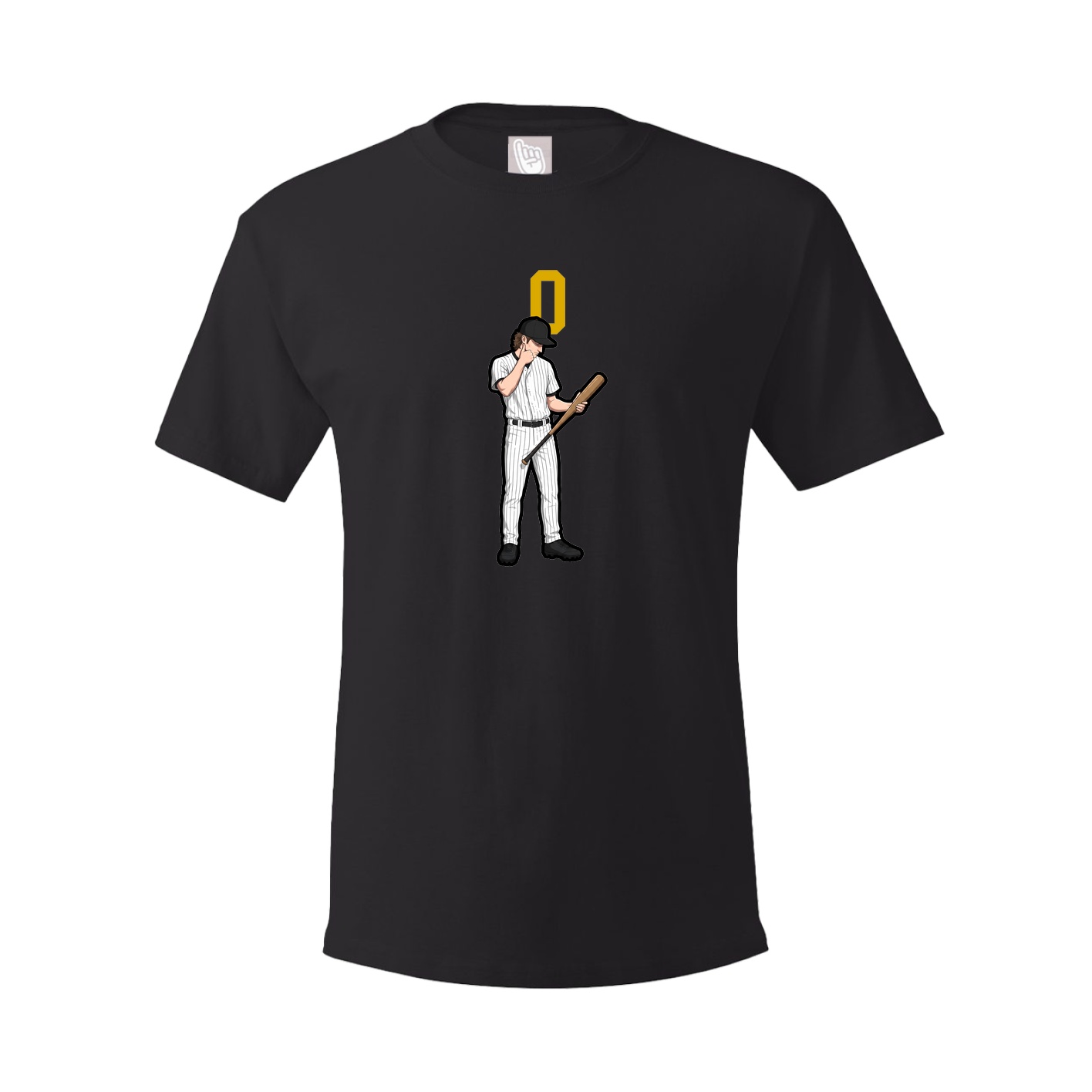 Youth Tee — Number Top in Black