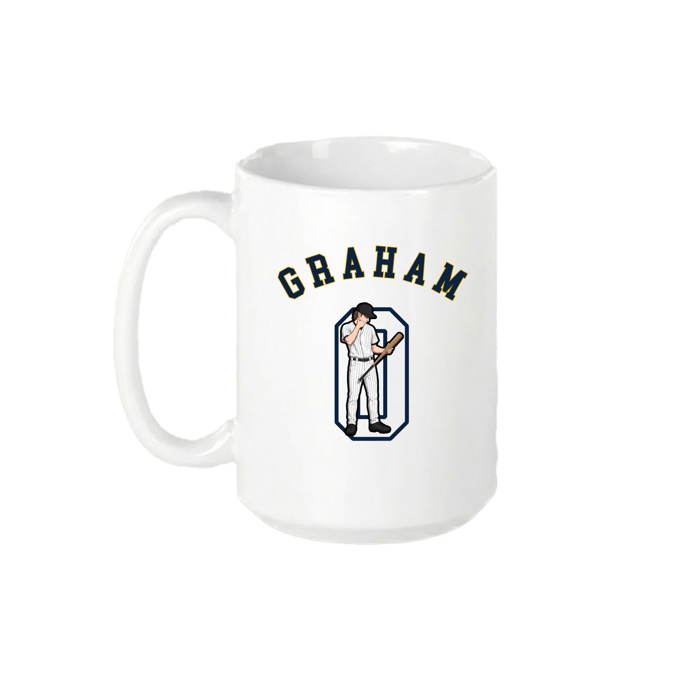 15oz Coffee Mug — Shirsey Arch in White