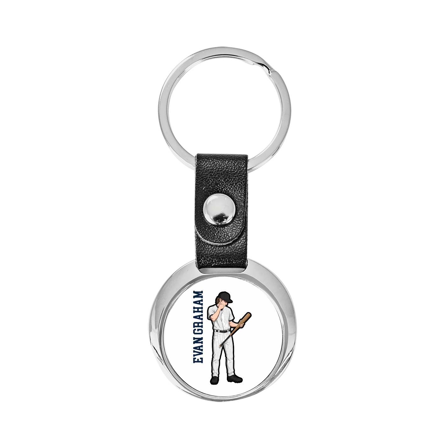 Key Chain — Name Vertical in Classic