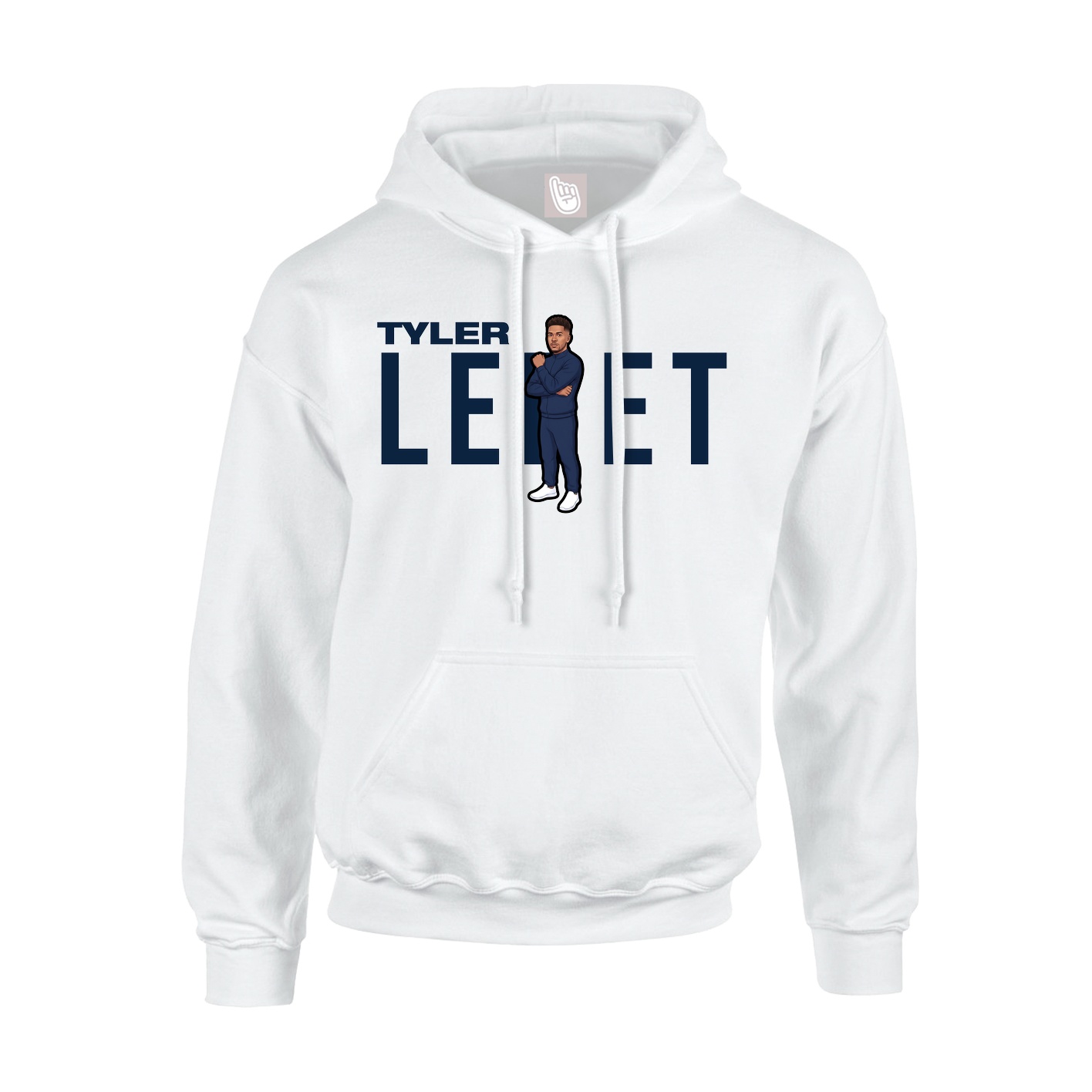 Hoodie — Player Name in White