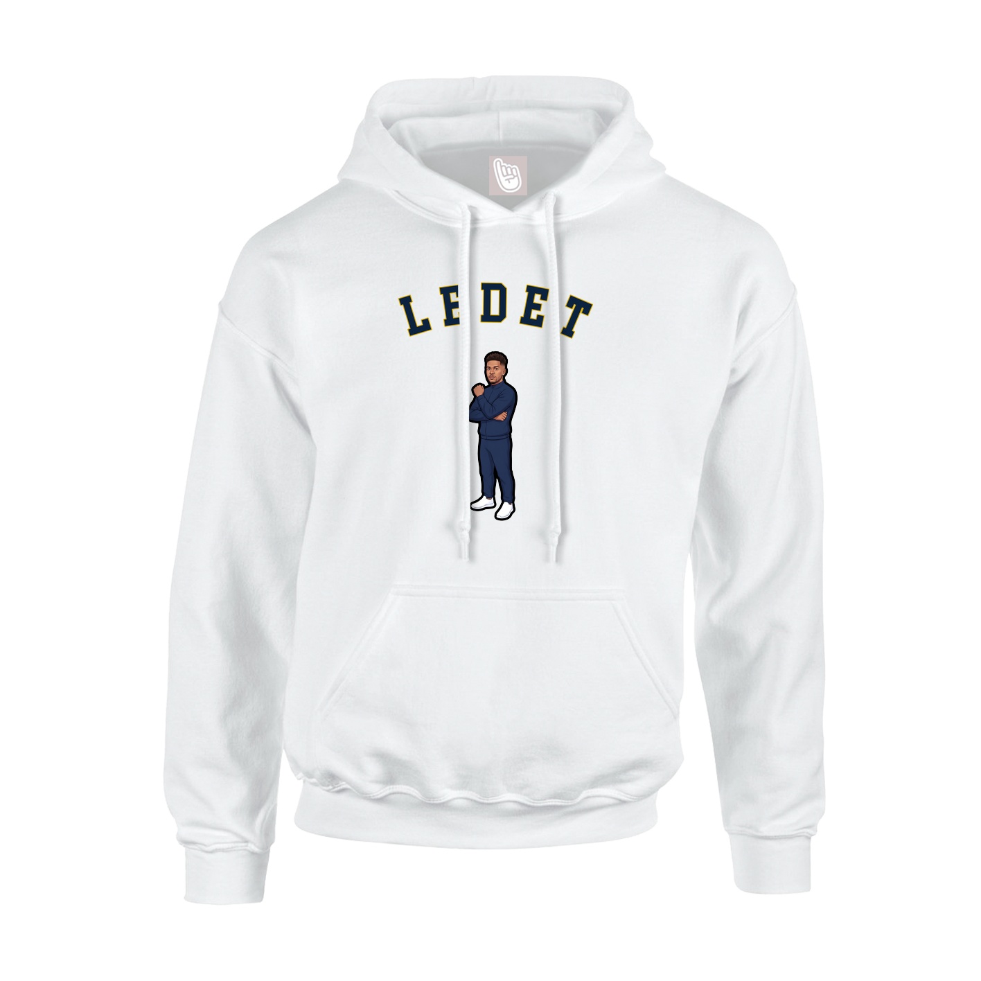 Youth Hoodie — Shirsey Arch in White