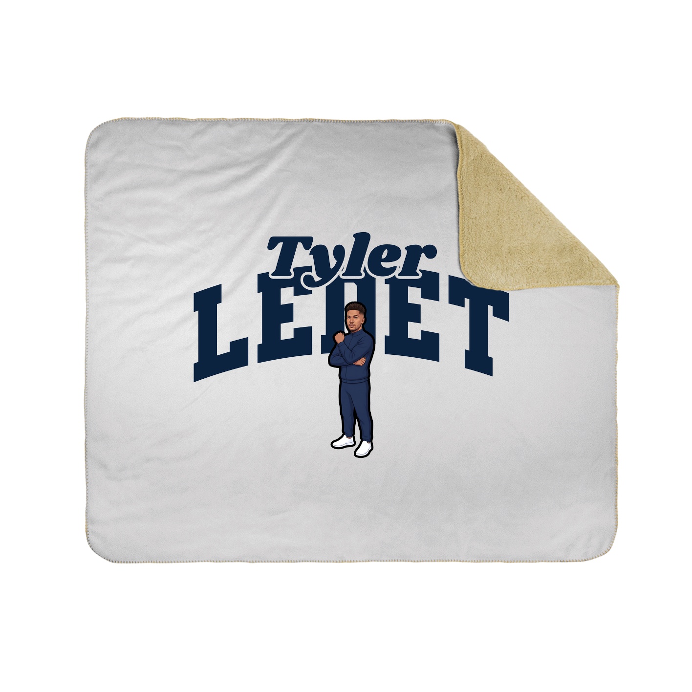 Throw Blanket — Signature Arch in White