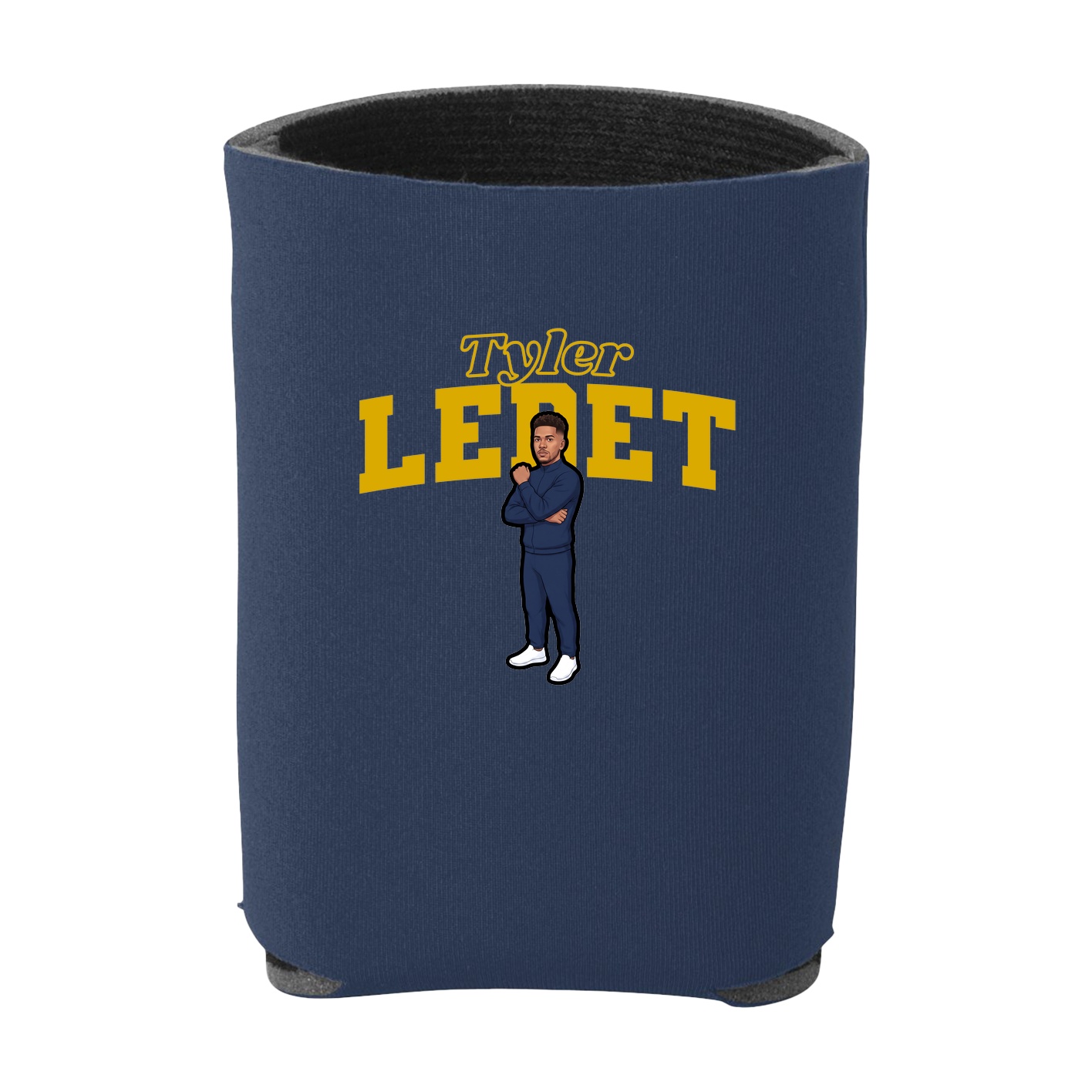Can Holder — Name Arch in Navy