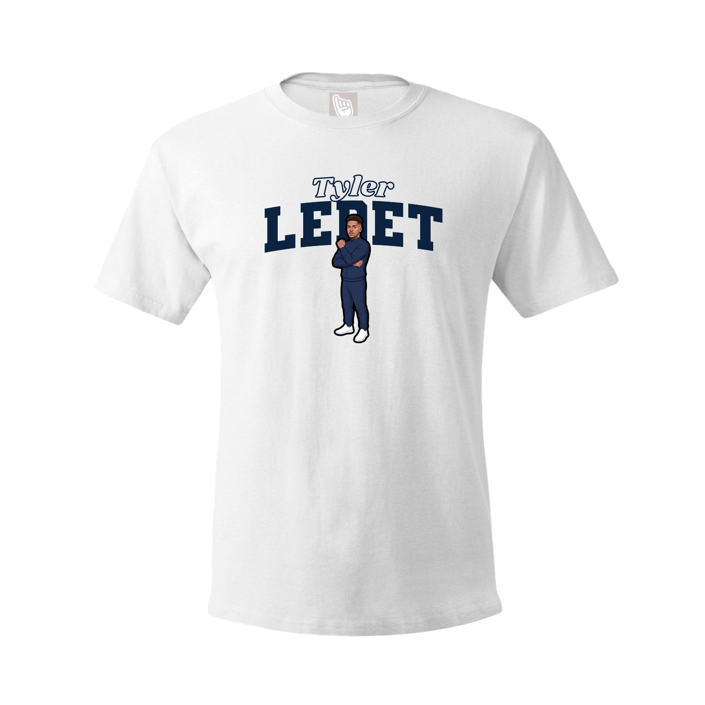 Tee — Name Arch in White