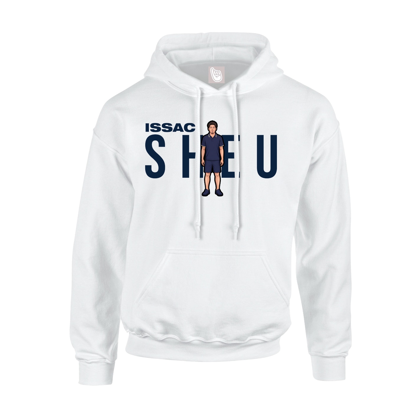 Youth Hoodie — Player Name in White