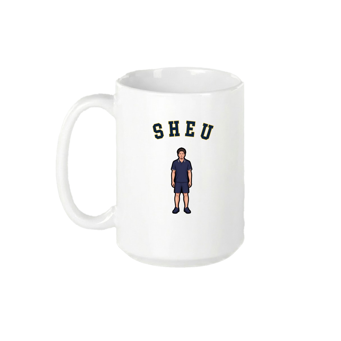 15oz Coffee Mug — Shirsey Arch in White