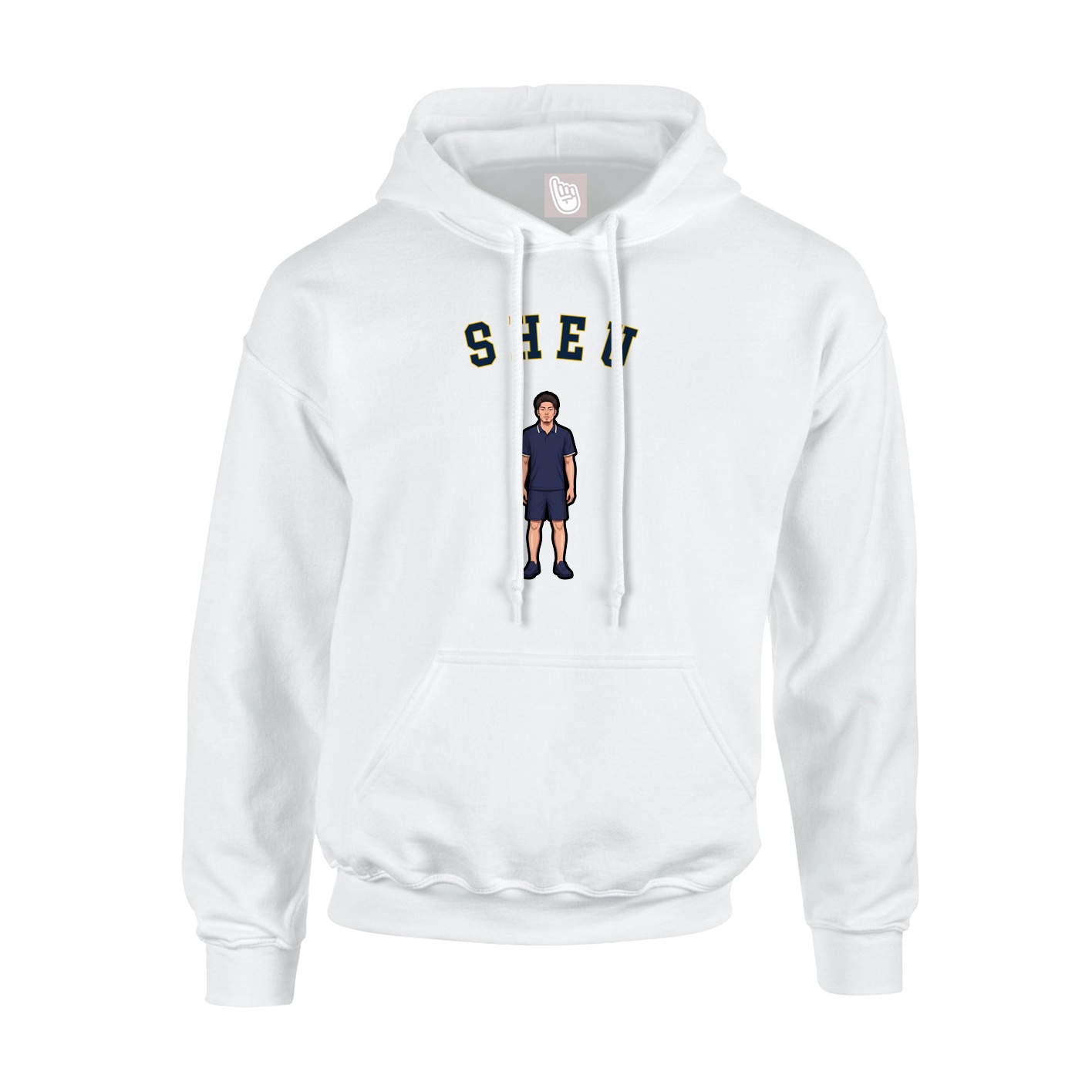 Hoodie — Shirsey Arch in White