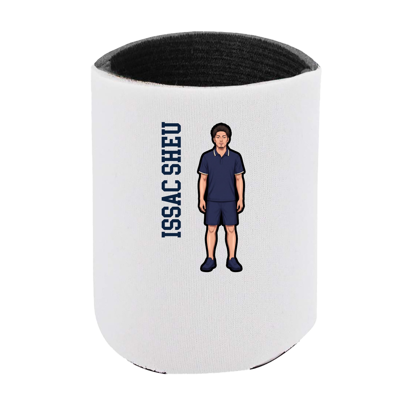 Can Holder — Name Vertical in White