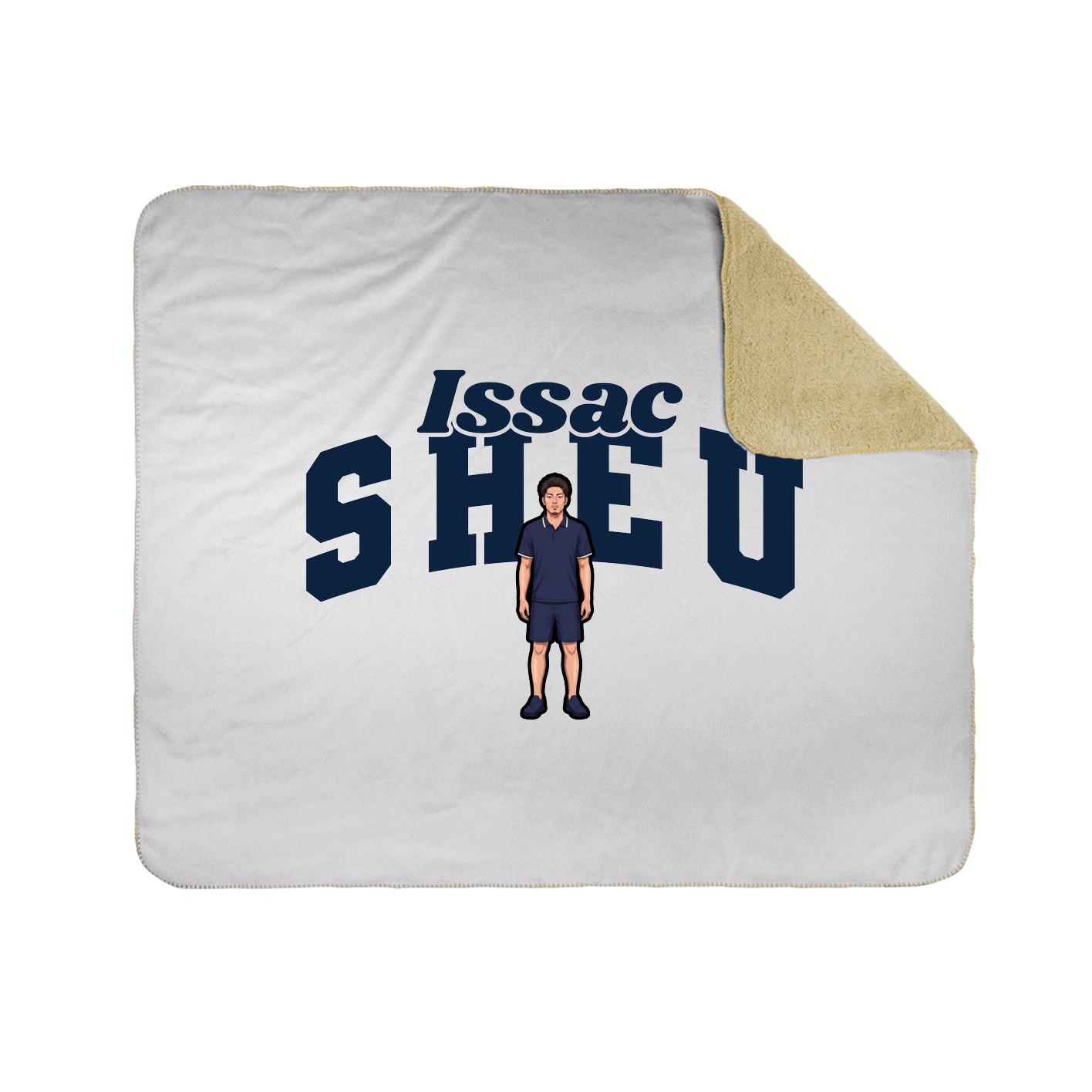 Throw Blanket — Signature Arch in White
