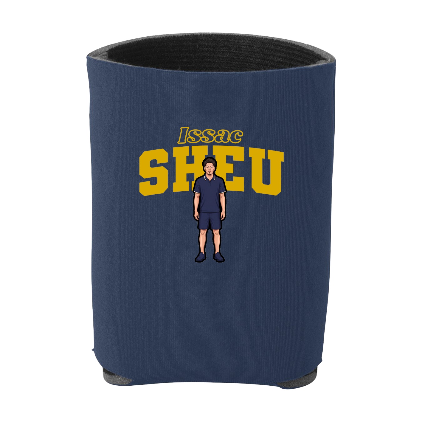 Can Holder — Name Arch in Navy