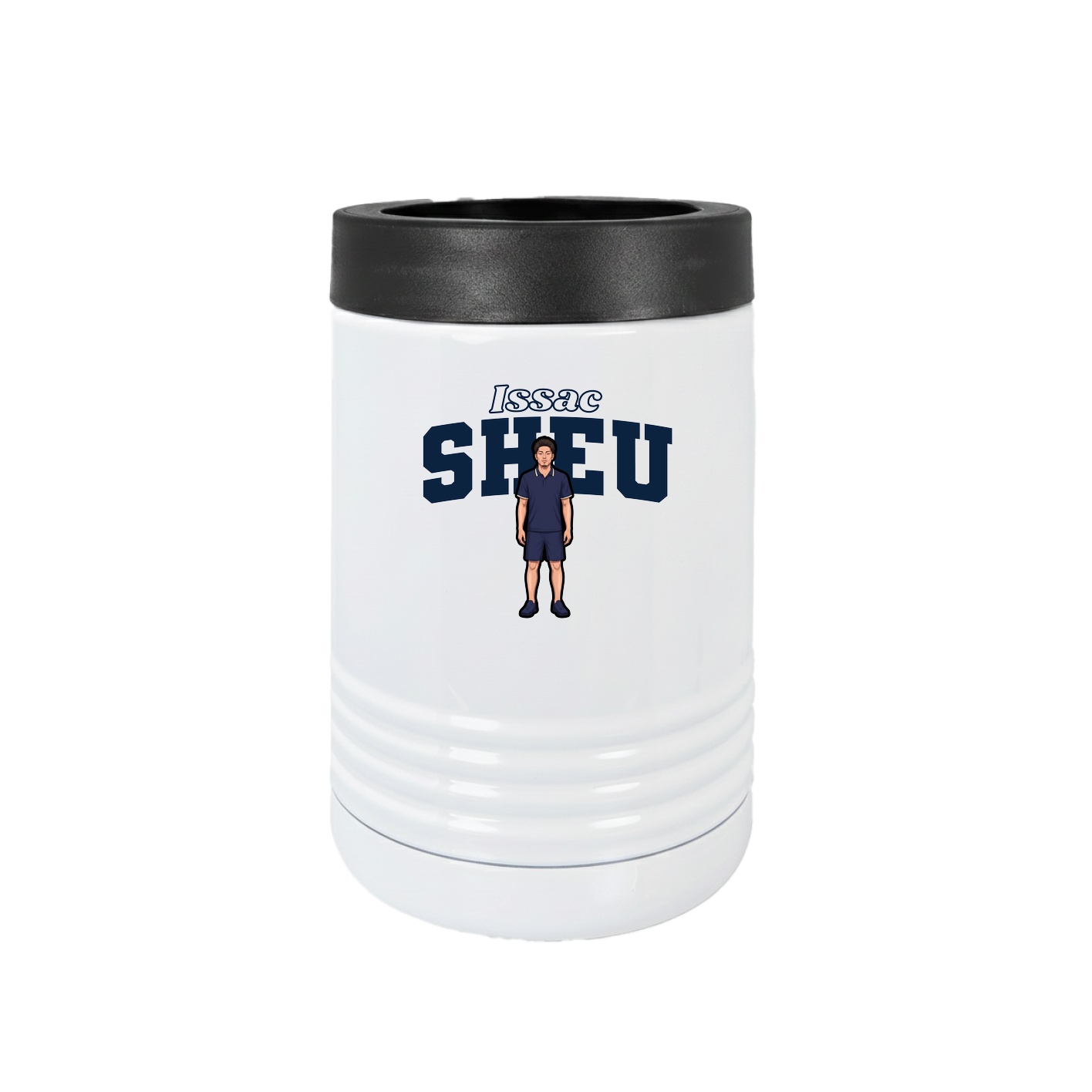 Beverage Holder — Name Arch in White