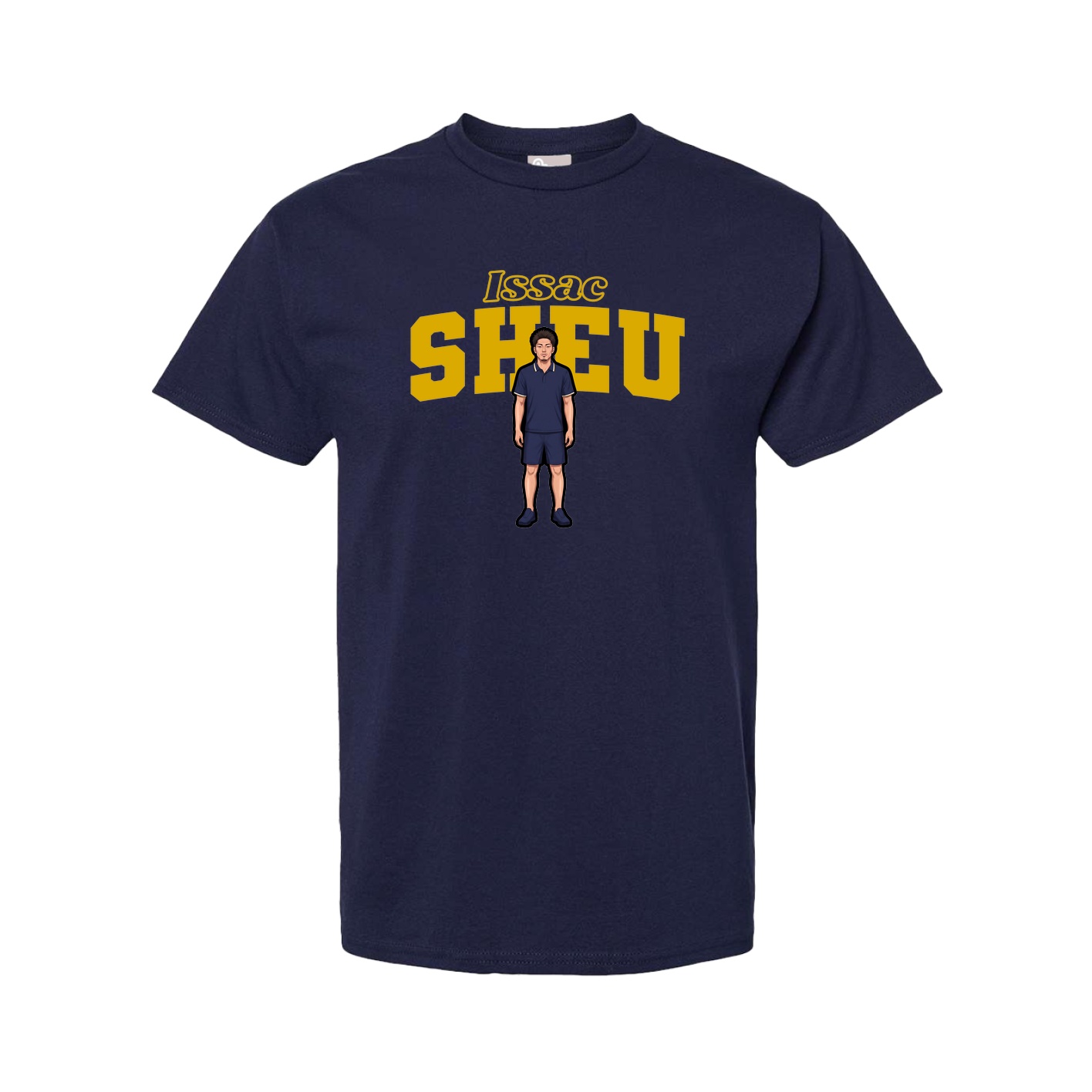 Youth Tee — Name Arch in Navy