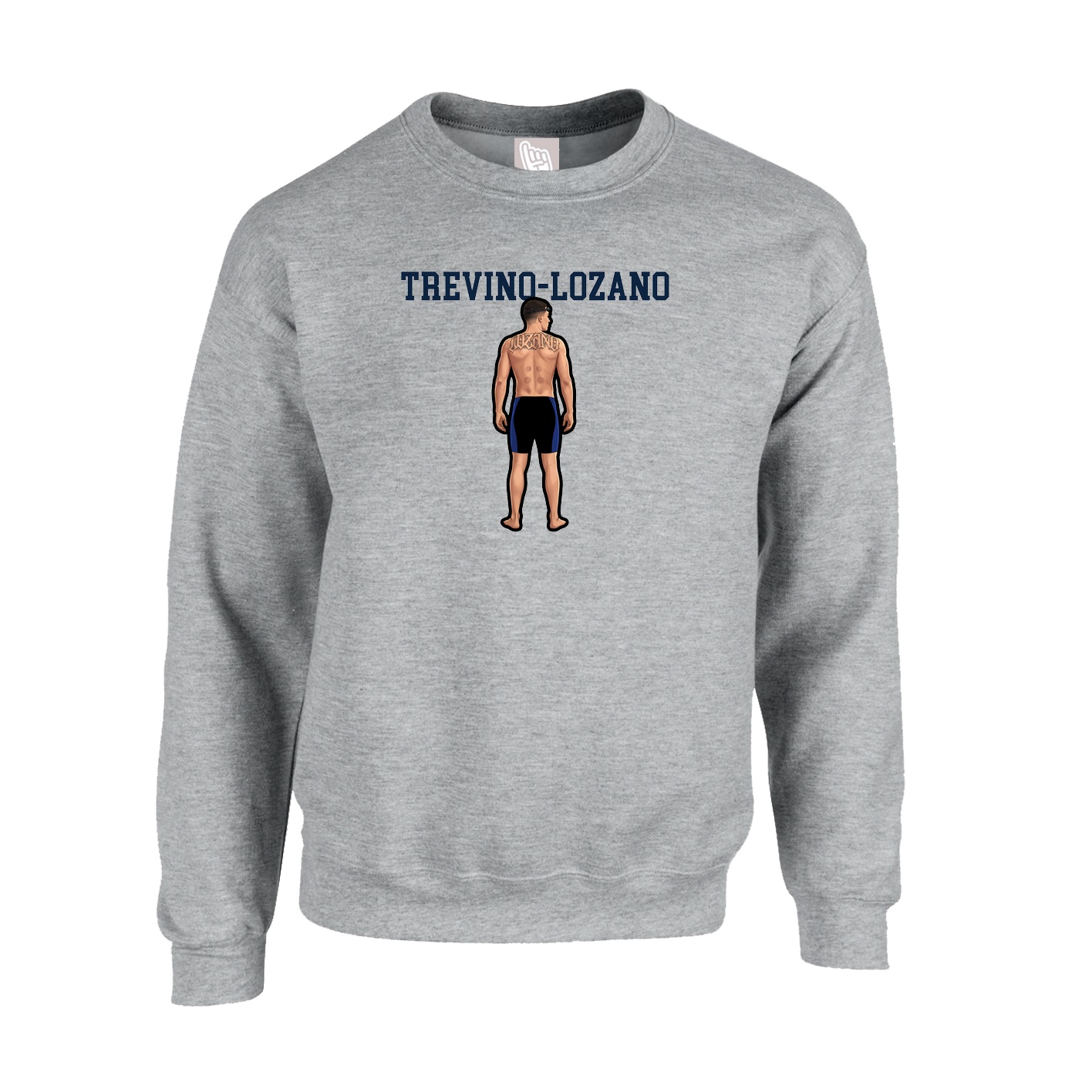 Fleece Crew — Shirsey in Grey
