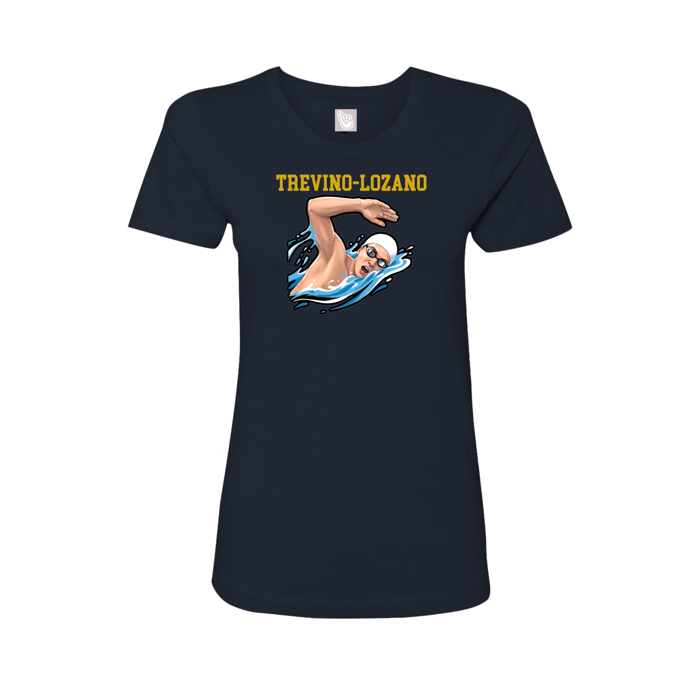 Fitted Women's Tee — Shirsey in Navy