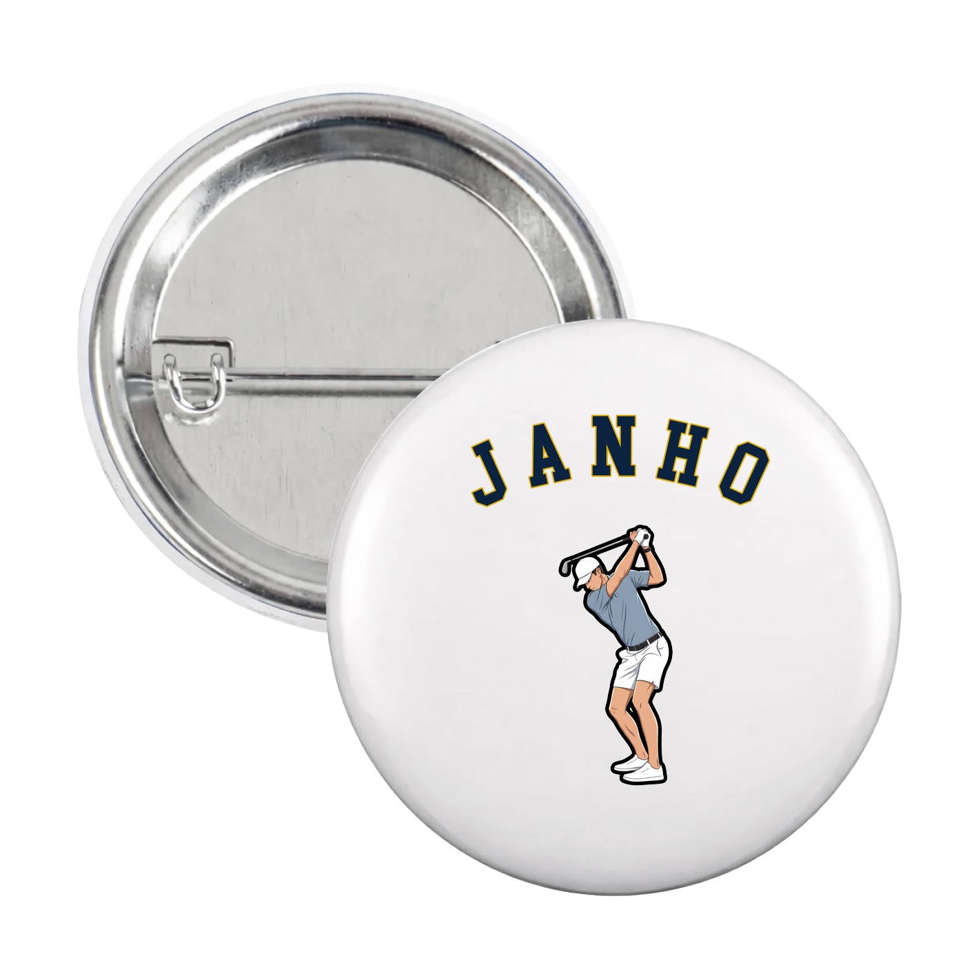 Game Day Button — Shirsey Arch in White