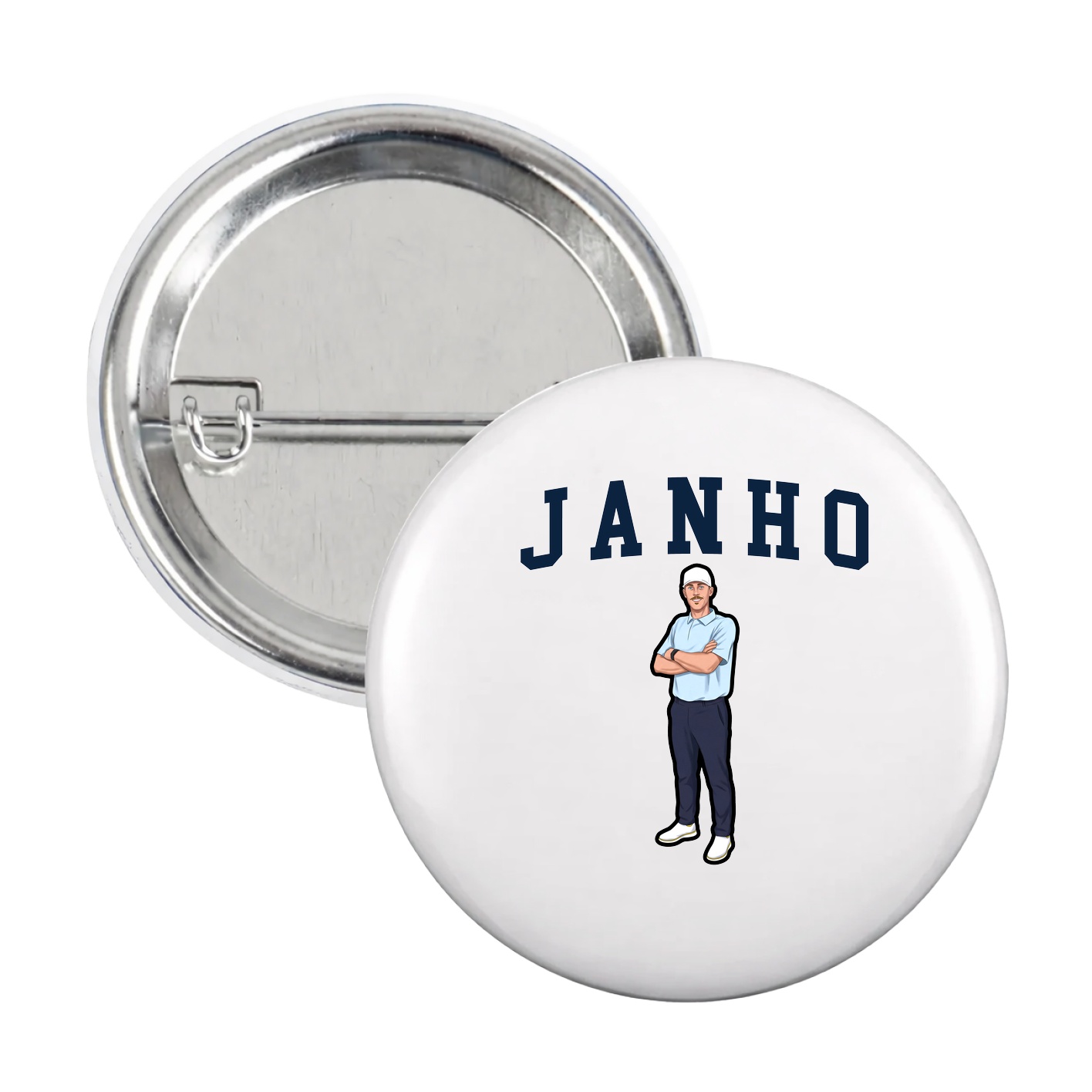 Game Day Button — Shirsey in White