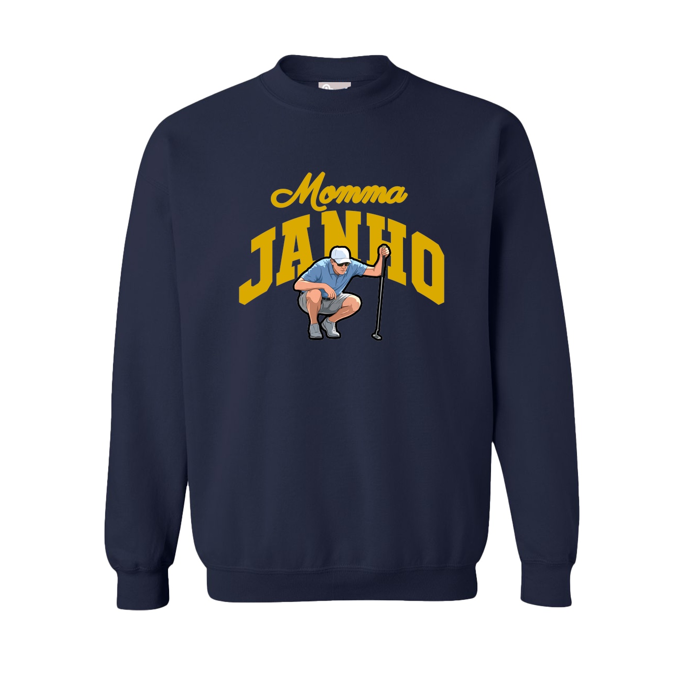 Fleece Crew — Mothers Day Arch in Navy