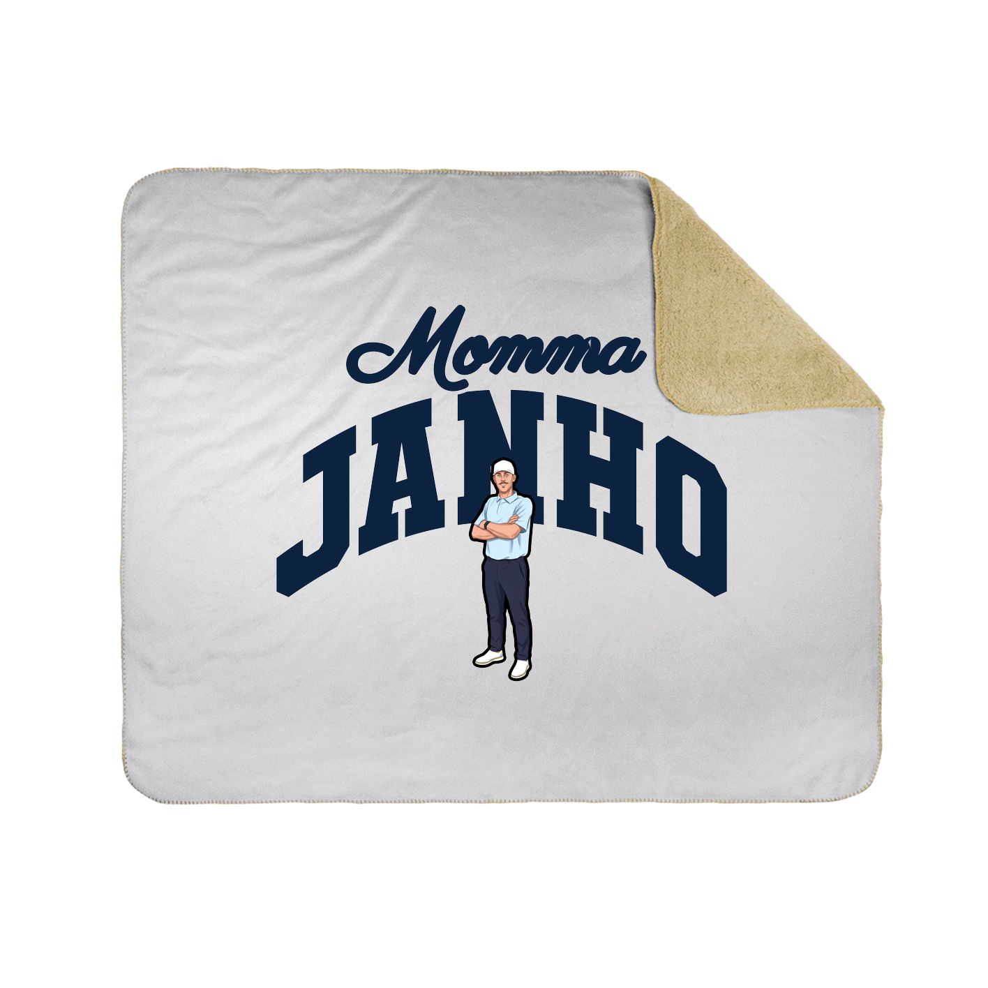 Throw Blanket — Mothers Day Arch in White