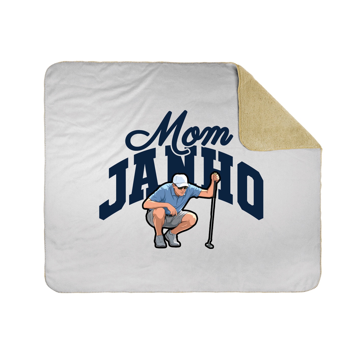 Throw Blanket — Mothers Day Arch in White