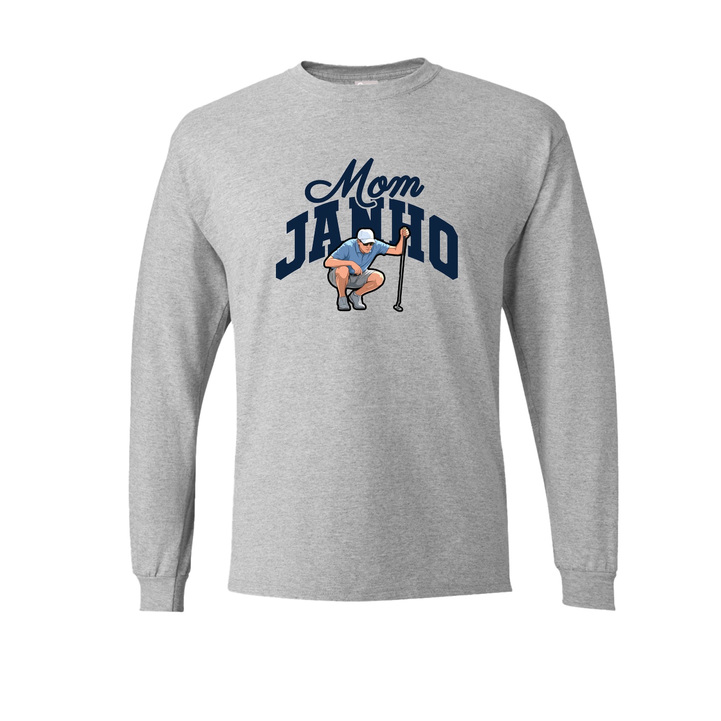 Long Sleeve Tee — Mothers Day Arch in Grey
