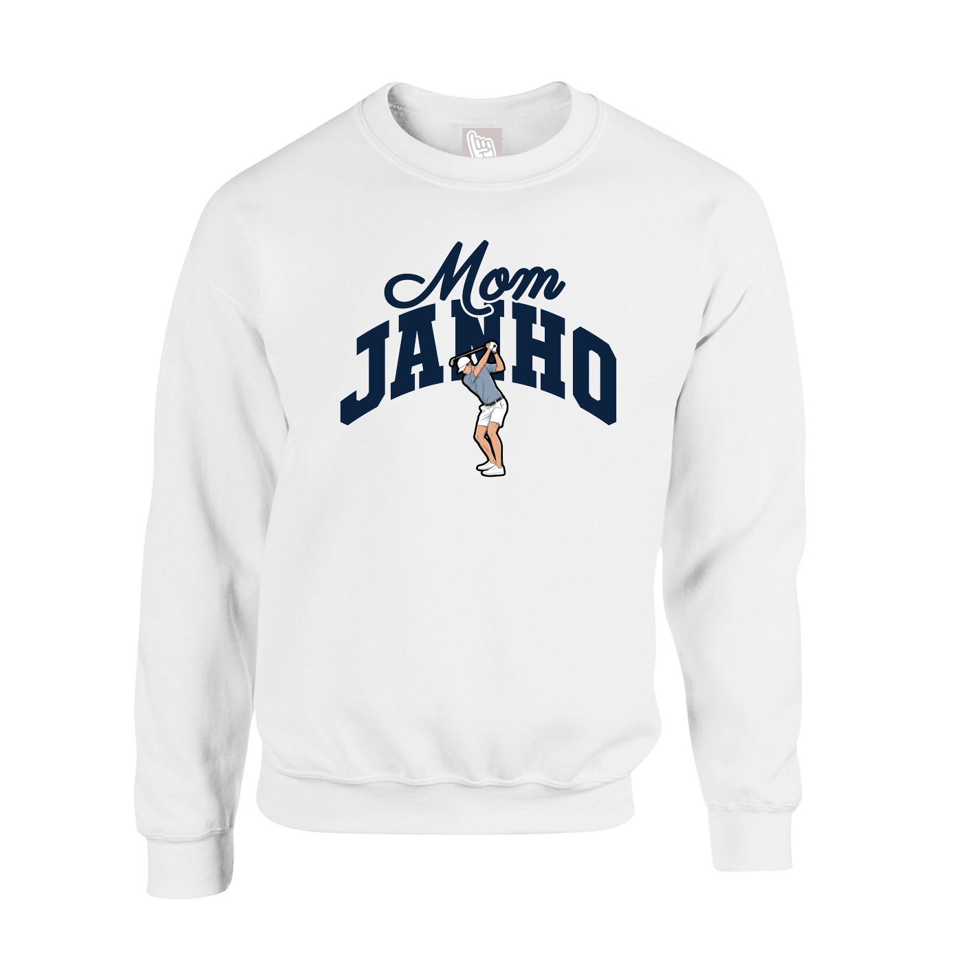 Fleece Crew — Mothers Day Arch in White