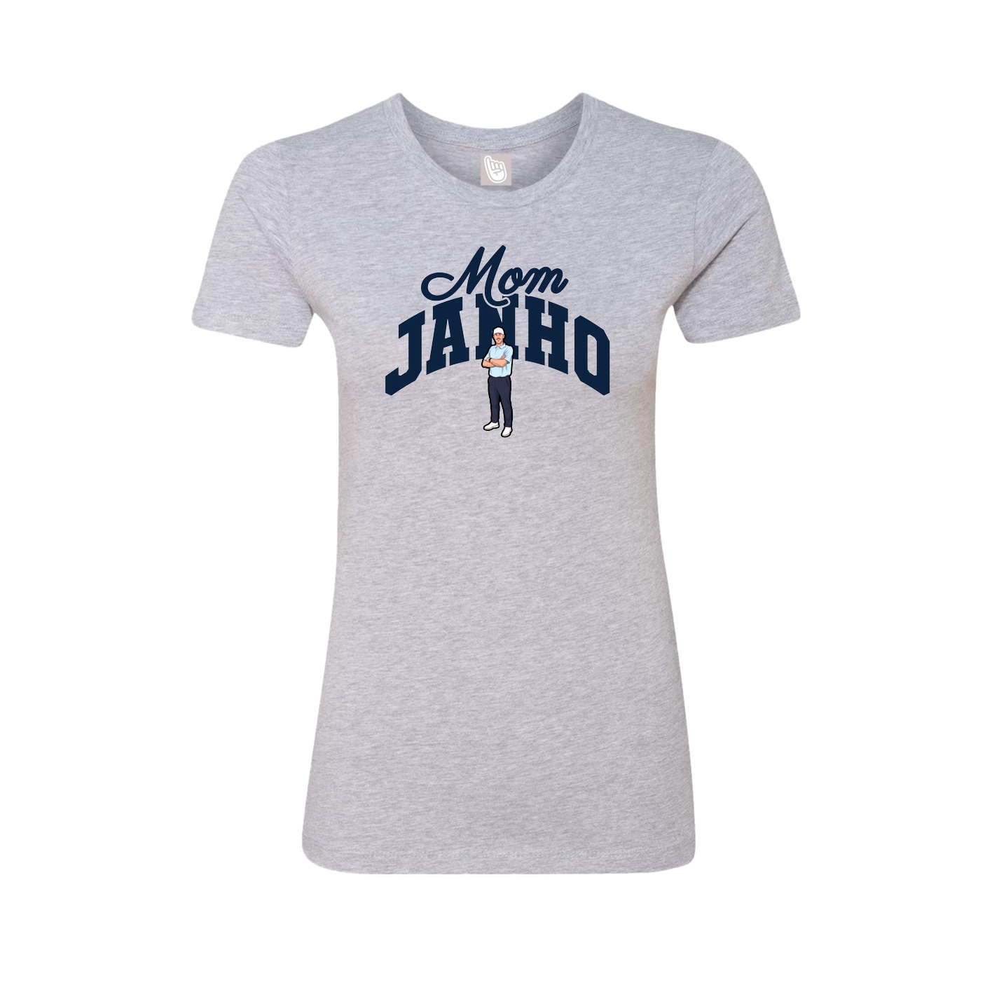 Womens Tee — Mothers Day Arch in Grey