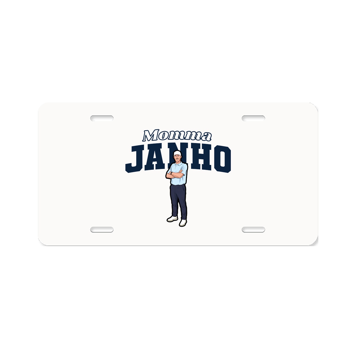 License Plate — Mothers Day Block in Classic