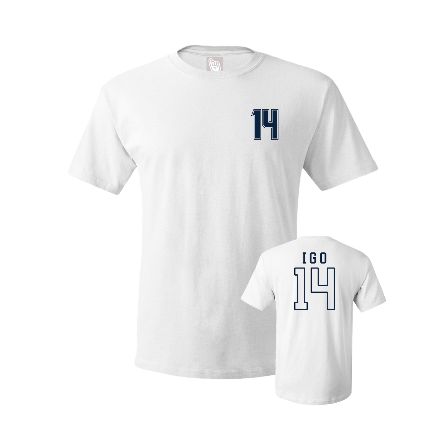 Tee — Chest Back in White