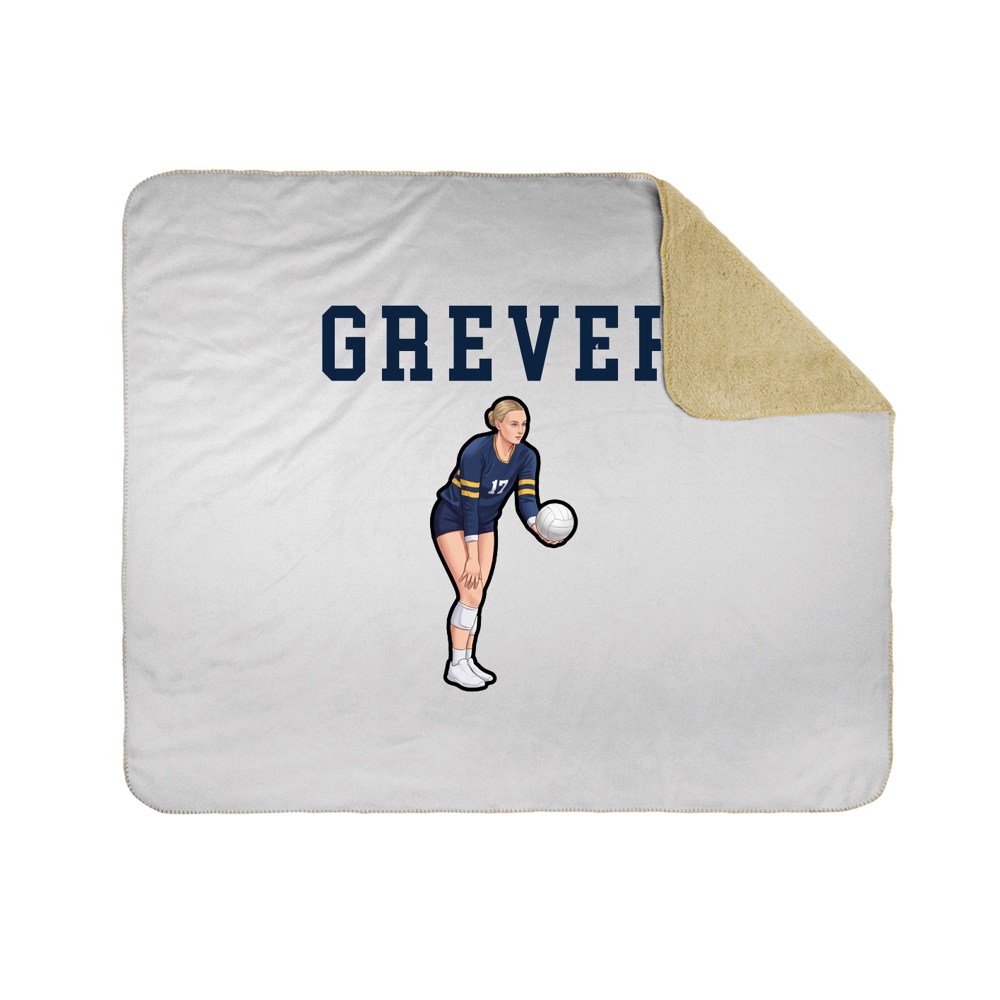 Throw Blanket — Shirsey in White