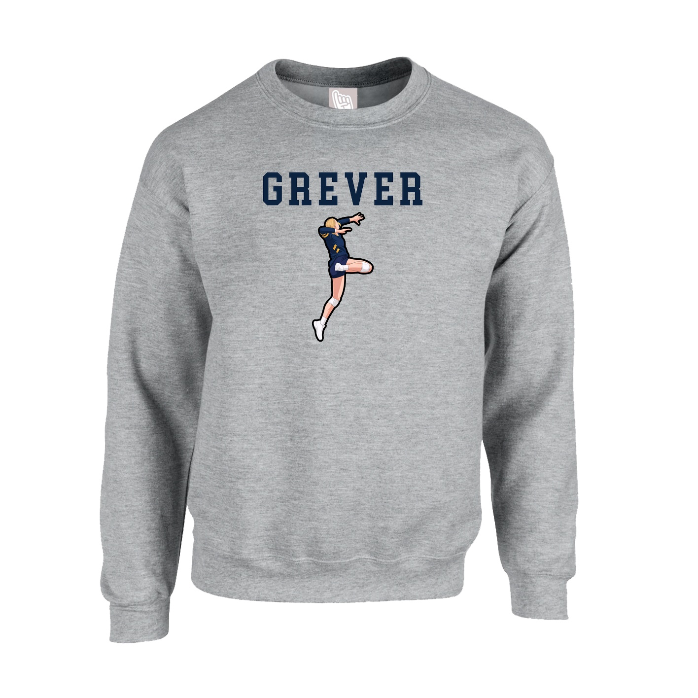 Fleece Crew — Shirsey in Grey