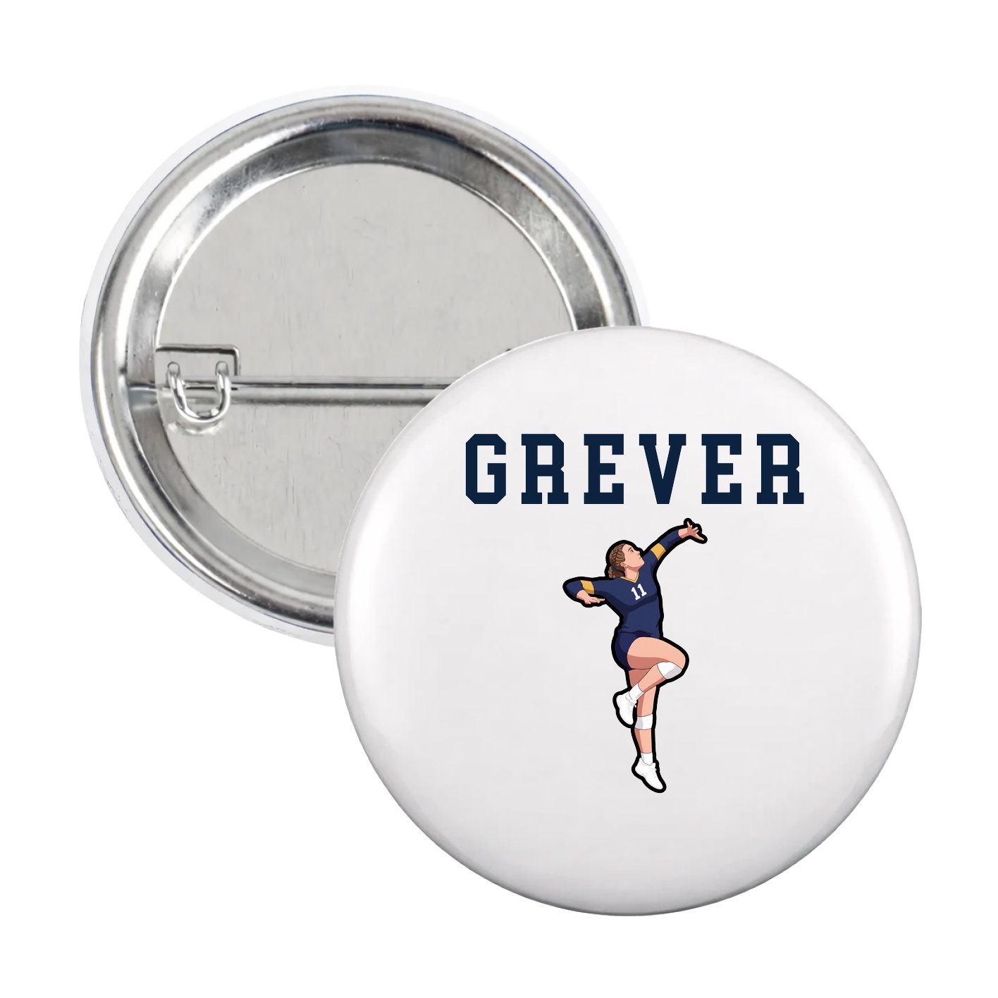 Game Day Button — Shirsey in White